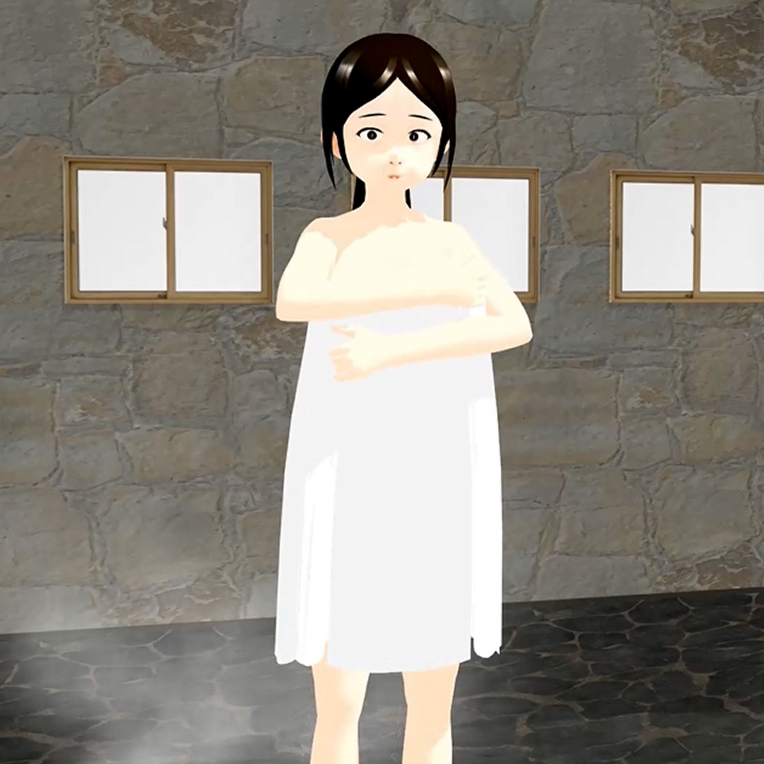 【期間限定】熟女温泉 全裸で入浴 北野聖子