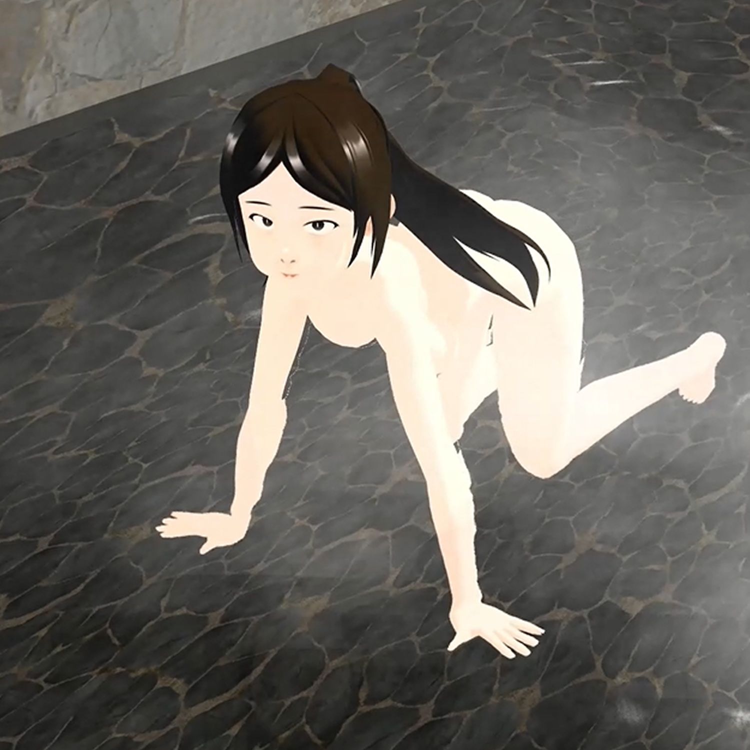 【期間限定】熟女温泉 全裸で入浴 北野聖子