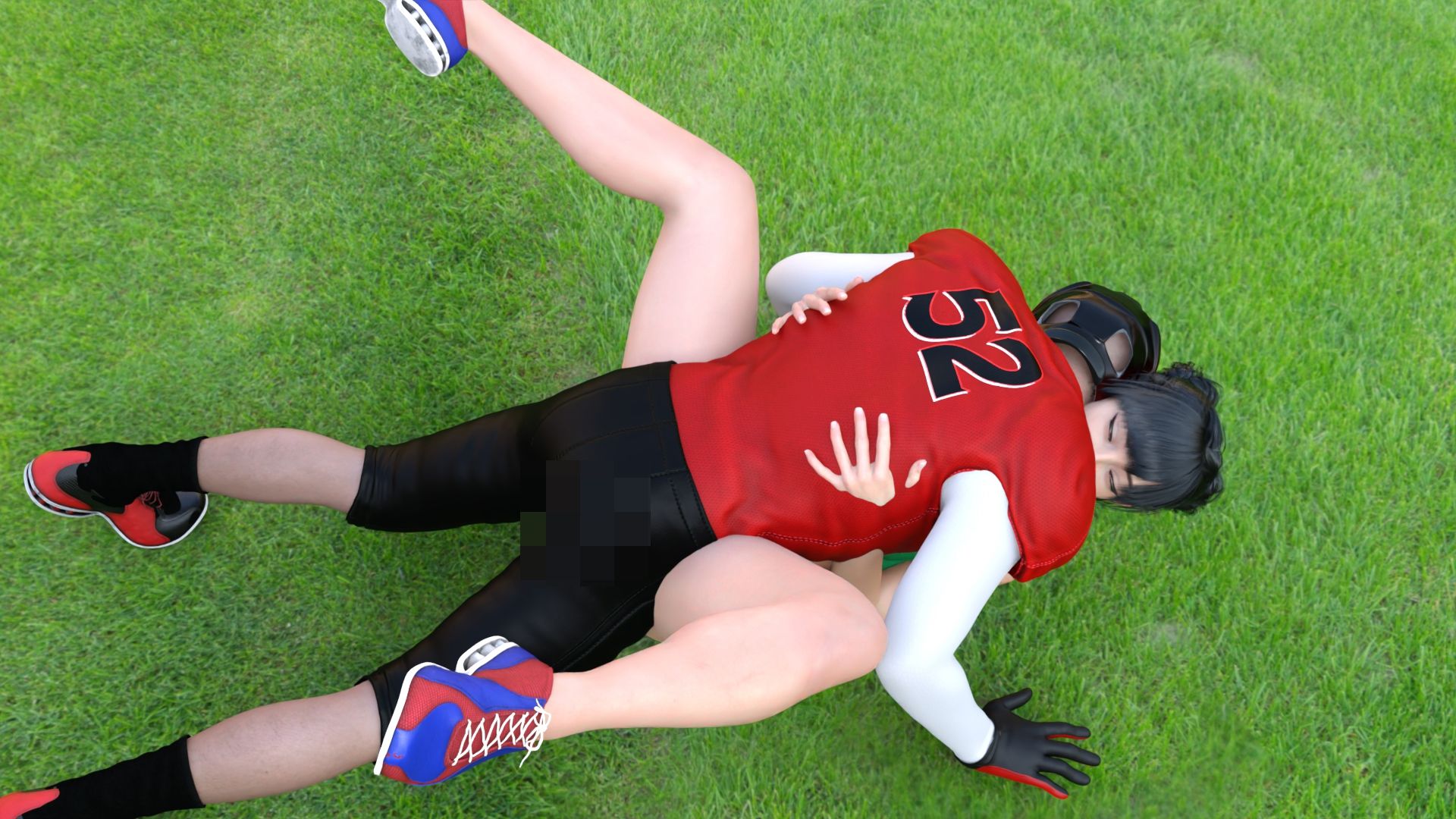 【▲100】生徒会長 一ノ瀬廻里 陸上部の助っ人として大会に出たところ、同じスタジアムに来ていたアメフト部の男子に犯●れる Vol.002（正常位B）