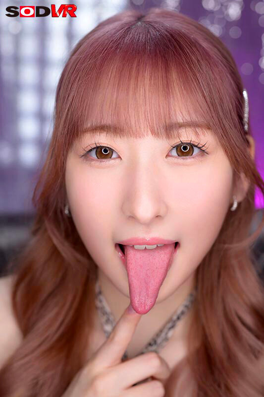 【VR】【8K】【ギャル×蛇舌×アヘ顔特化】ガンギマリ長ベロ痴女はビチョ濡れ接吻大好きプッシー！下品な接吻と下品な騎乗位の無限ループ絶頂！！