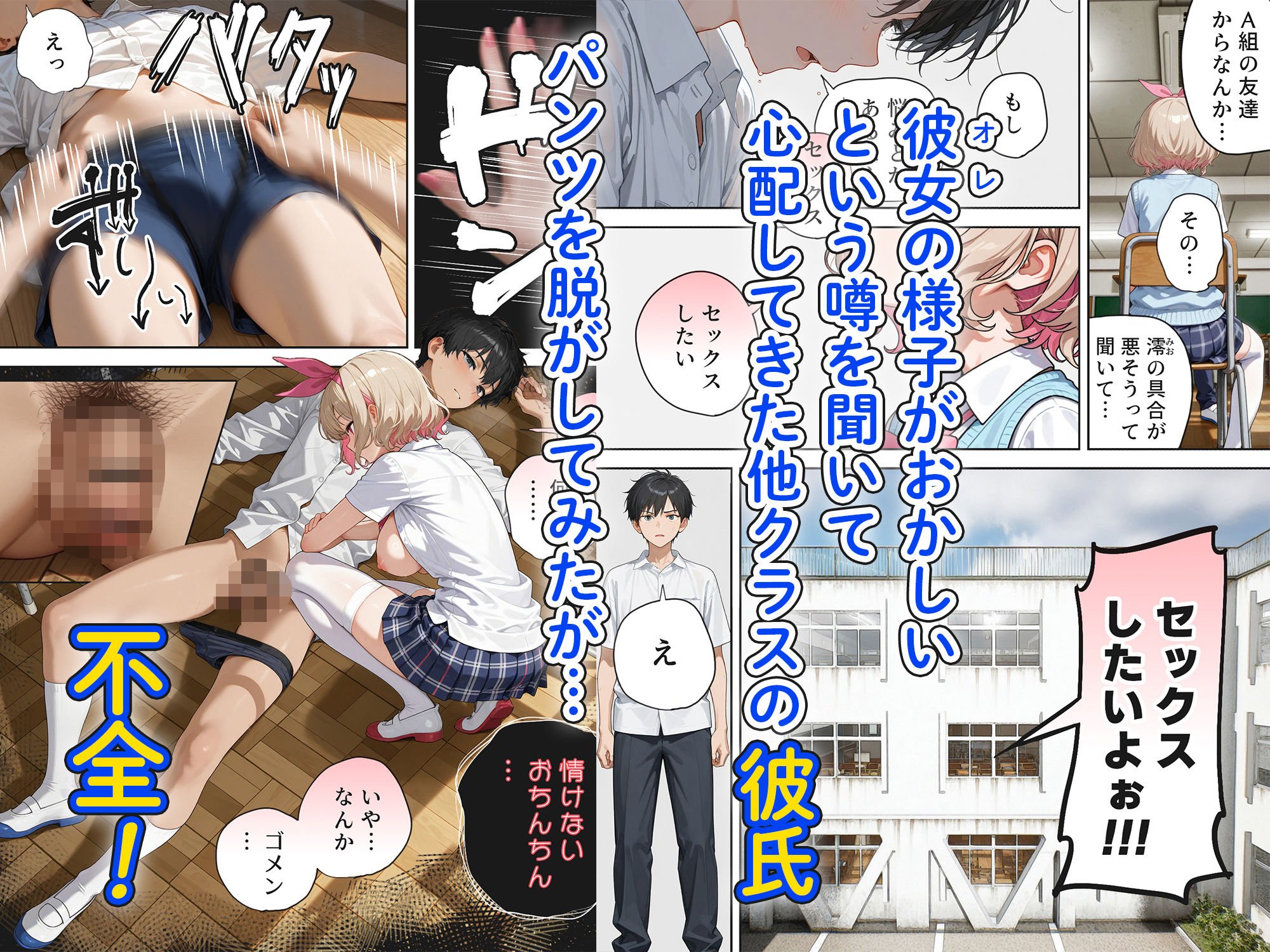 キモおじ⇔JK入れ替わり【2】クラスの男子誰の赤ちゃん孕むかな？