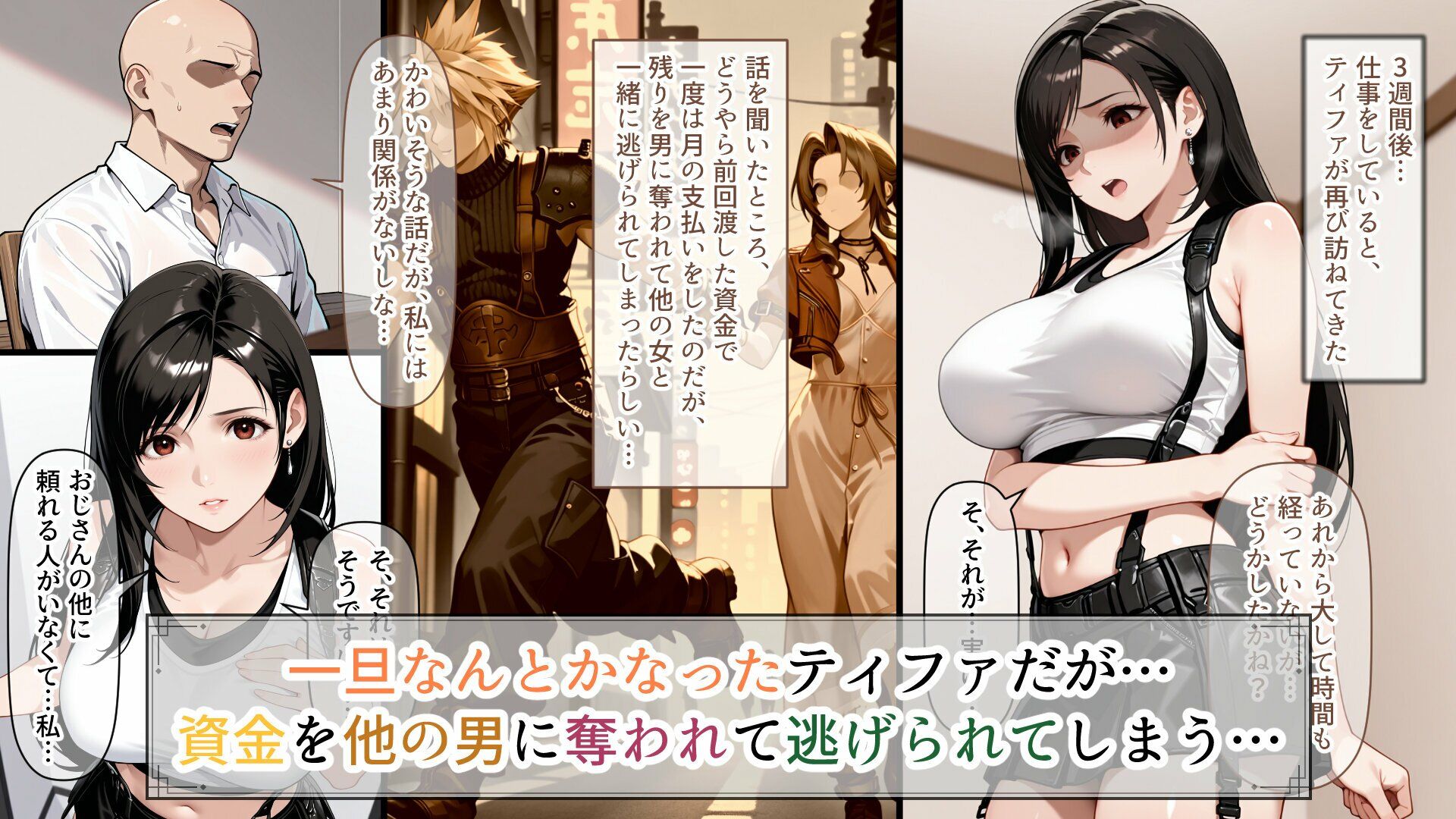 ティファの借金返済愛人生活