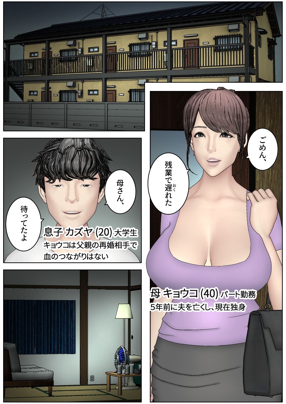 母と息子の週末セックス