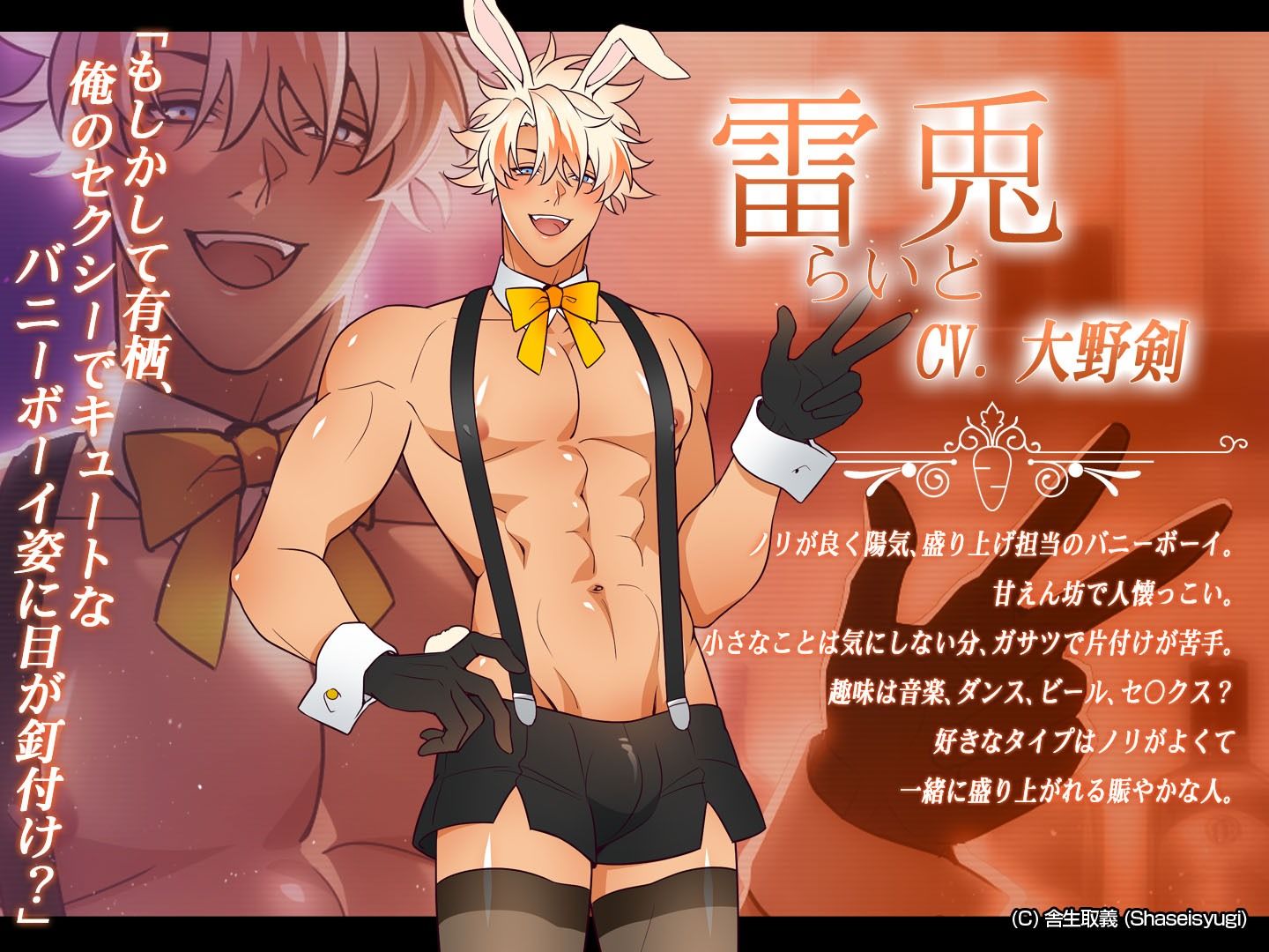 【アニメ】バニーボーイ・ナイトラウンジ Vol.2 雷兎 前編 -Raito-