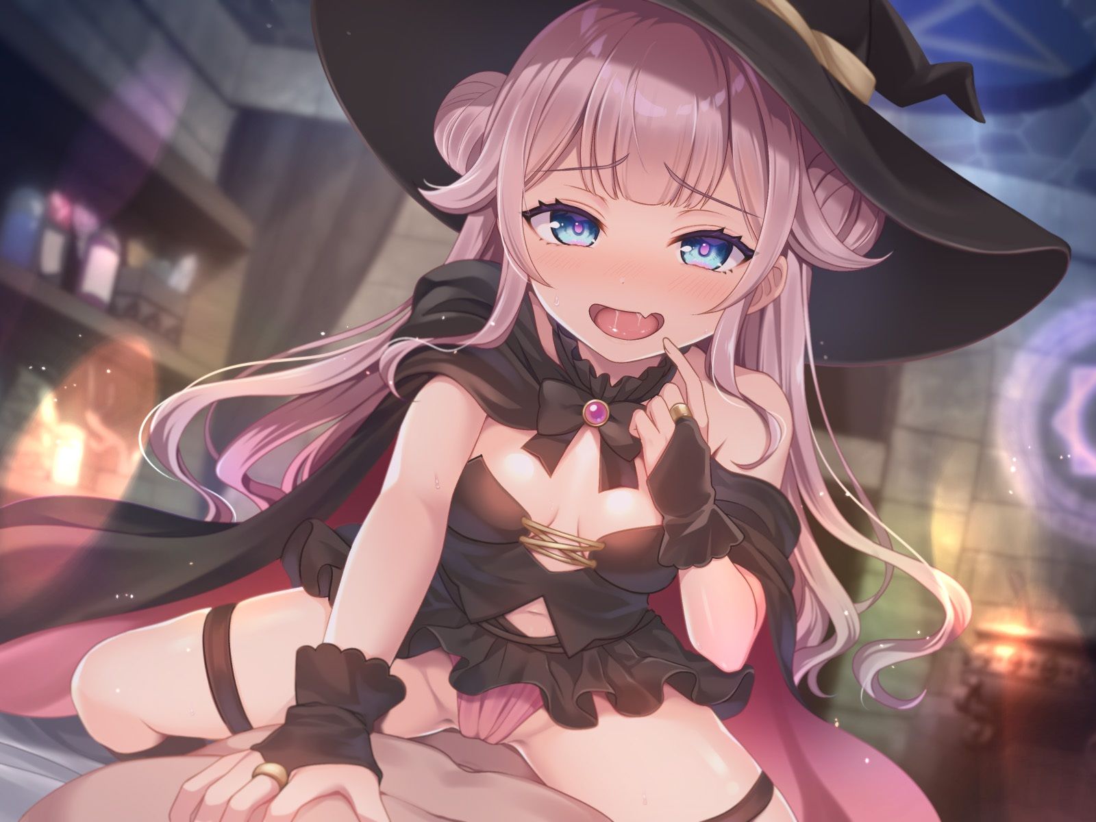 ロリババア魔女の魔力供給おねだり「先っぽだけでいいんじゃ…先っぽだけぇ…」