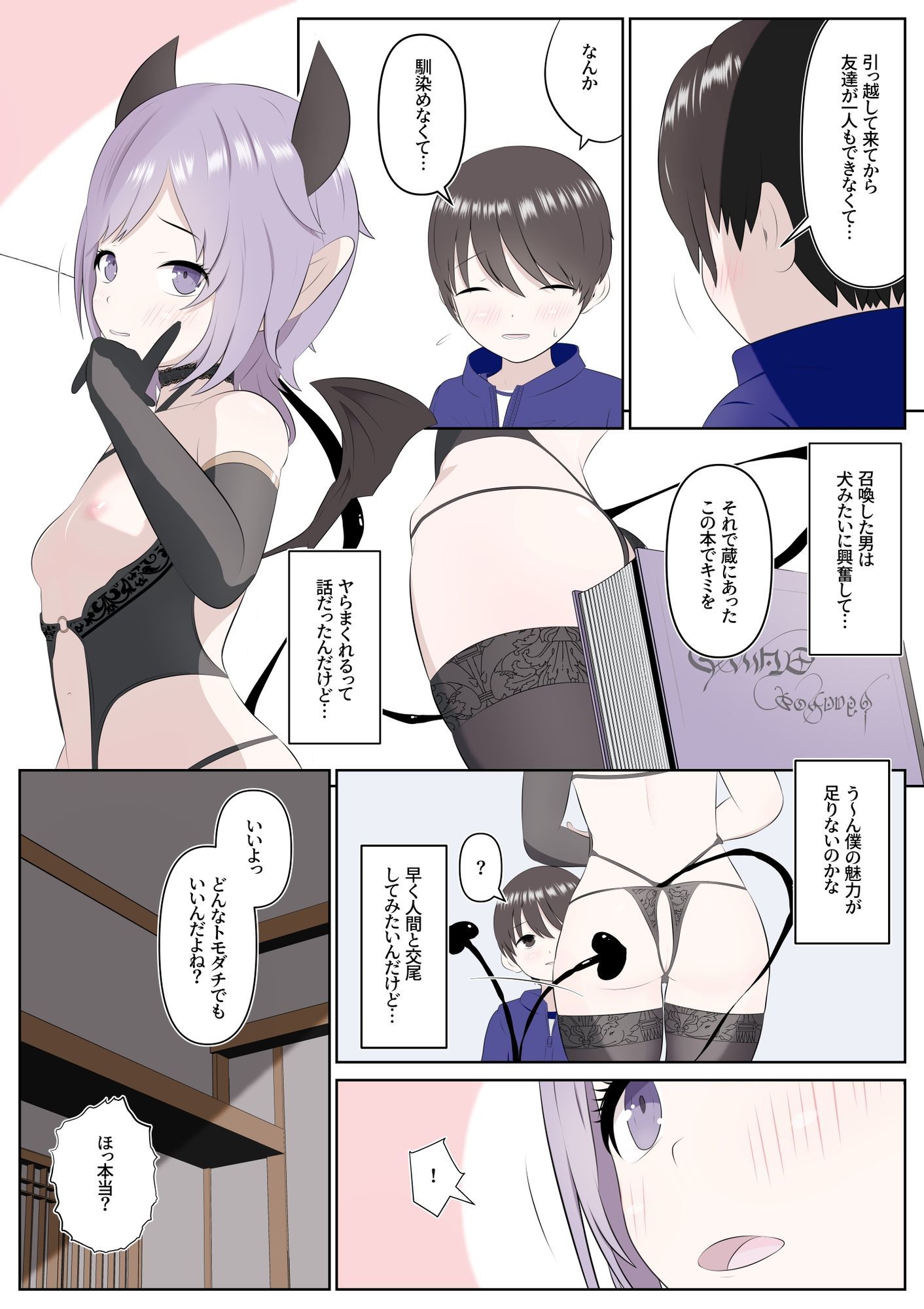 サキュバス娘と僕