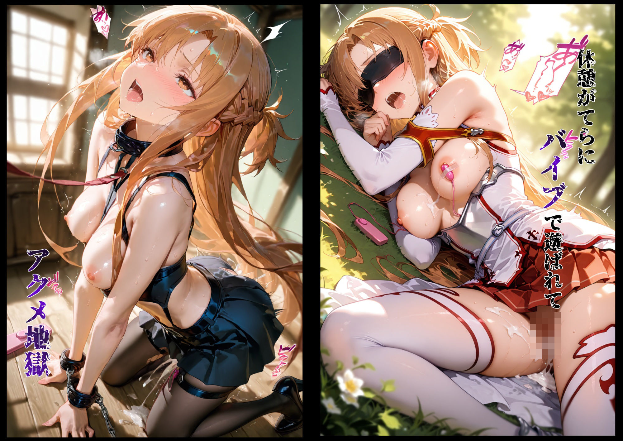 その女、蹂躙許可証発行済み -街の男たちに好き放題使われるヒロインCG集- アスナ編