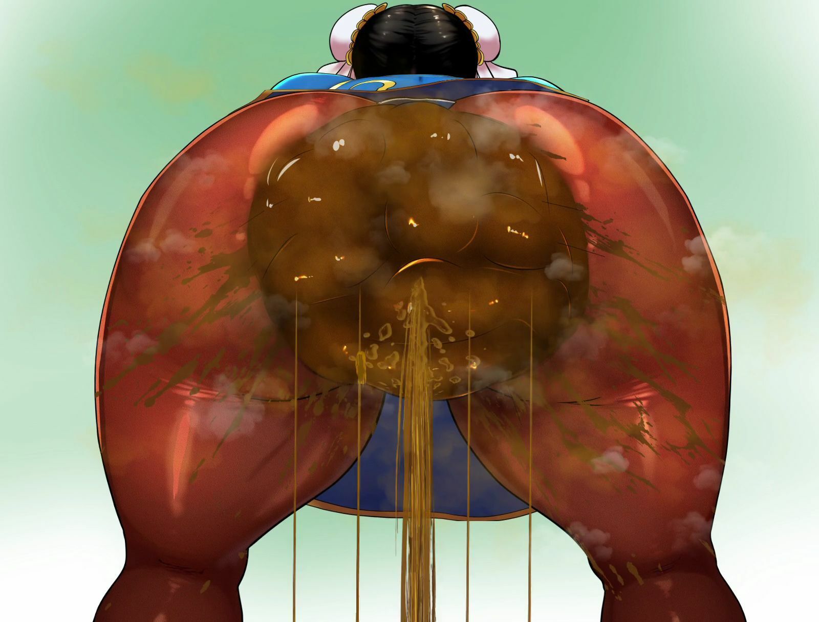 便意我慢＆着衣脱糞＆おならアニメーション集（5）