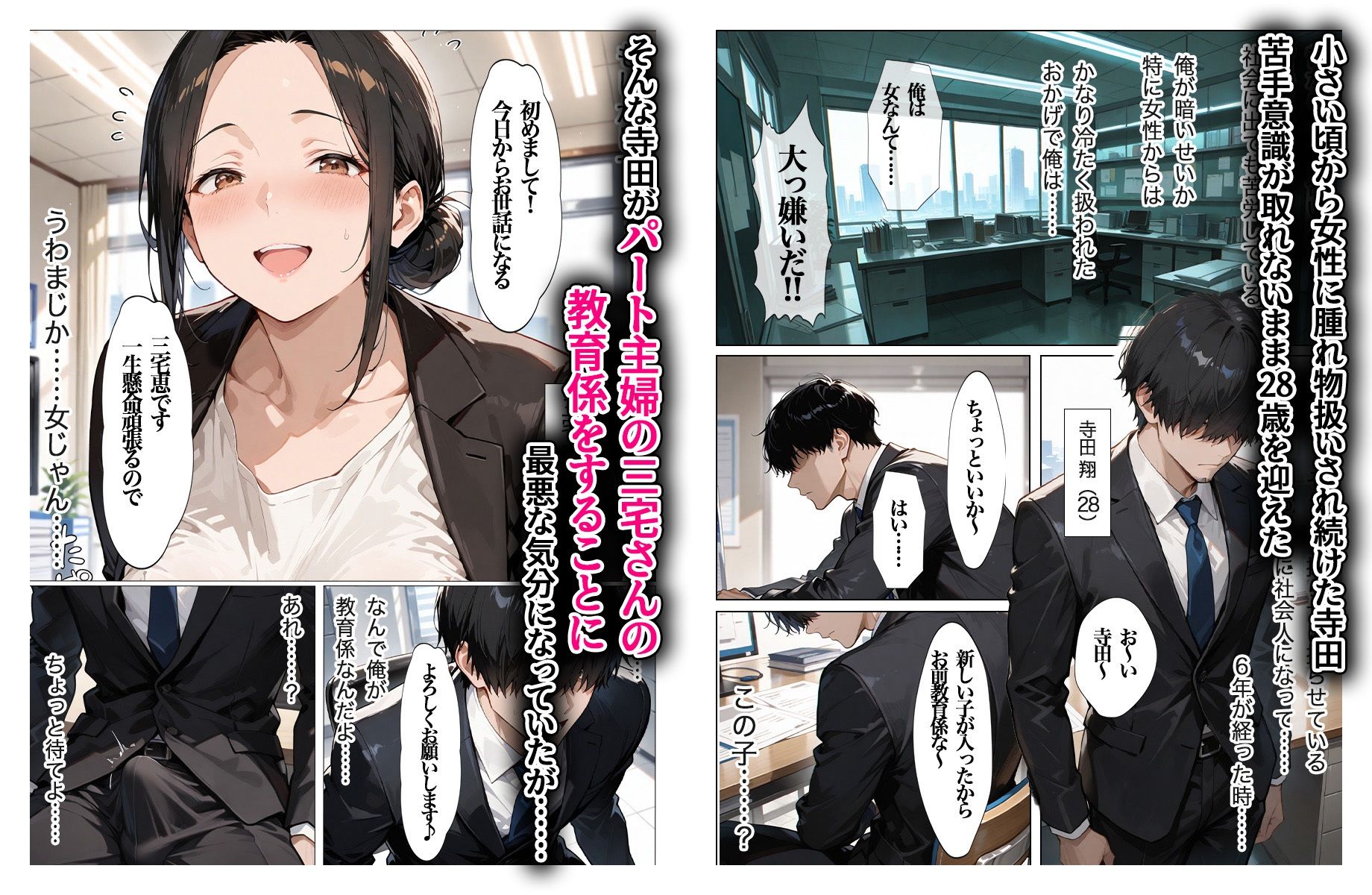 むちむちパート主婦の主婦の教育係になりました 女嫌いの俺がむちむちパート主婦の教育係になった結果人妻と知りながら恋をしてしまい、家に連れ込んで