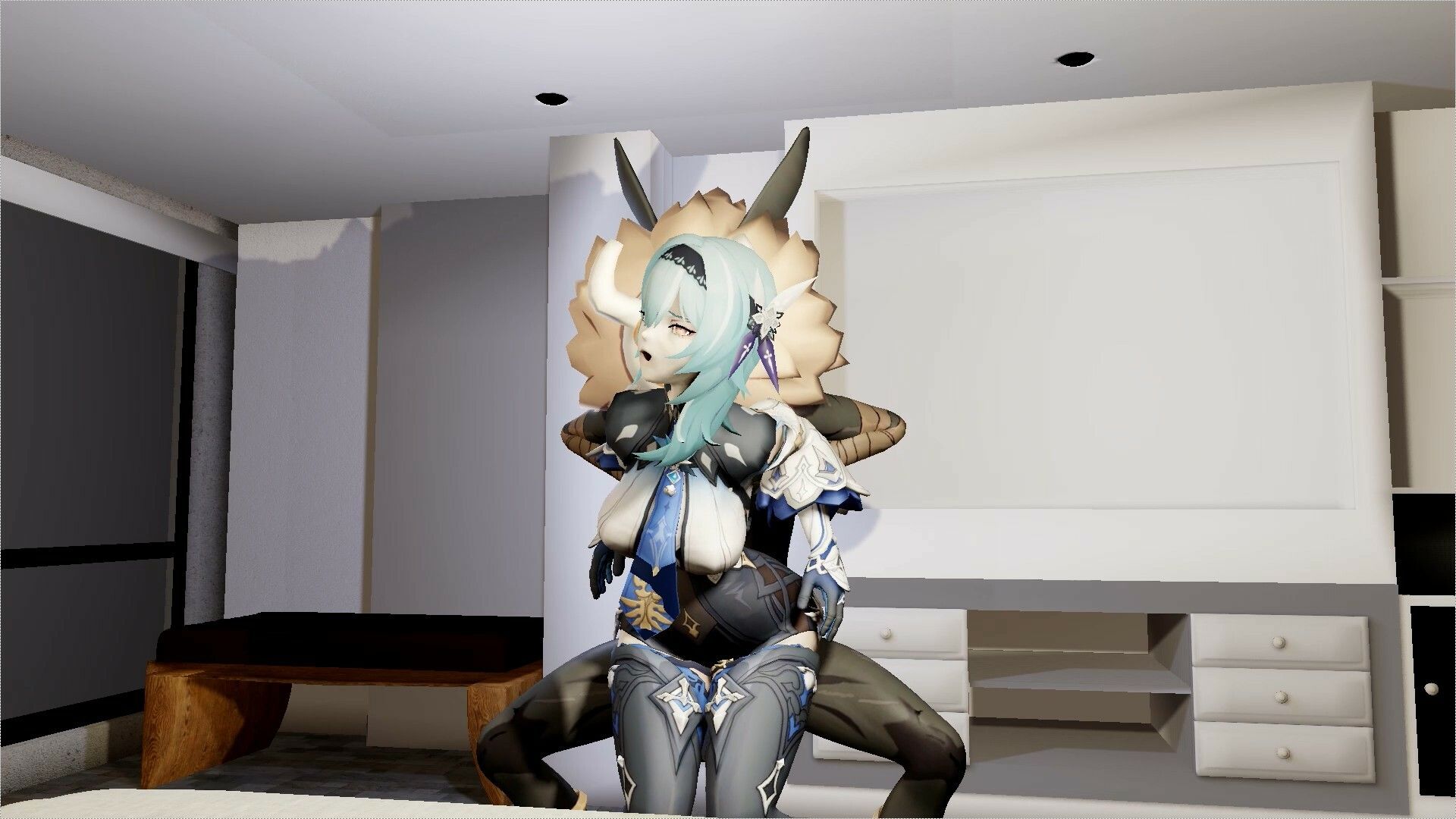 【ROMV286】原神エウルアとヒルチャールの部屋中出しセックス「ンギモヂィィーーー！」