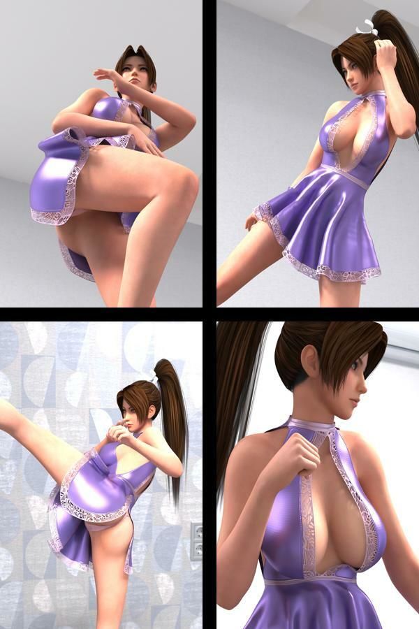 【TD100】元祖セクシー女性格闘家『不知火舞（しらぬいまい）』の写真集SexyNinja-51