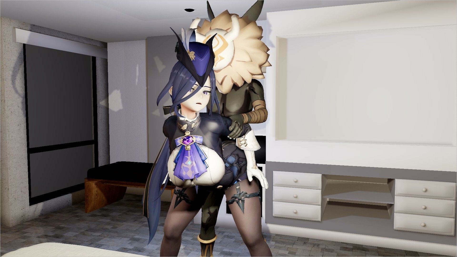 【ROMV288】原神クロリンデとヒルチャールの部屋中出しセックス「ンギモヂィィーーー！」