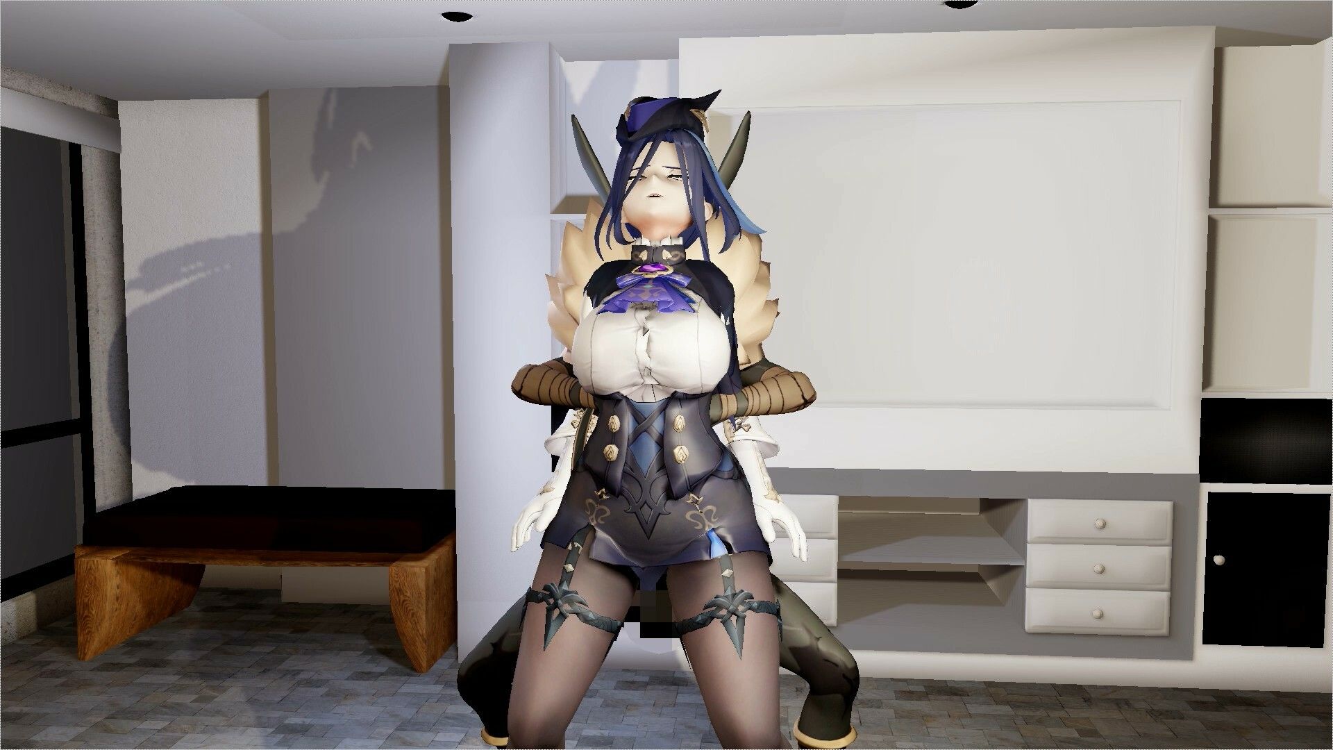 【ROMV288】原神クロリンデとヒルチャールの部屋中出しセックス「ンギモヂィィーーー！」