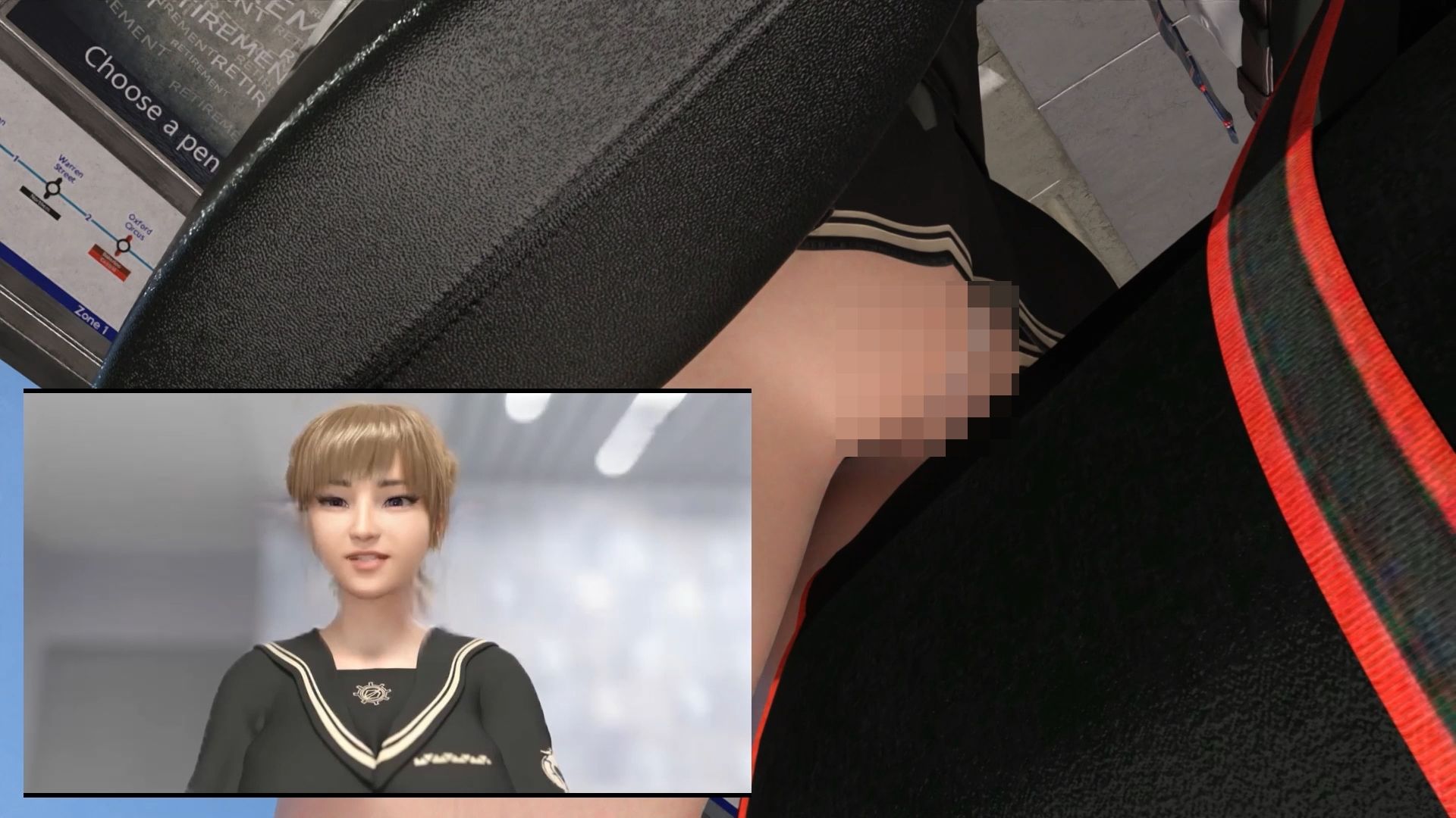 【▲100】生徒会長 一ノ瀬廻里・県警からの事情聴取で、自らの盗撮被害動画の確認を強いられる:Vol.004『電車内、カバンに仕込まれたCCD?CMOS?ピンホール盗撮カメラによるスカート内逆さ撮り被害』
