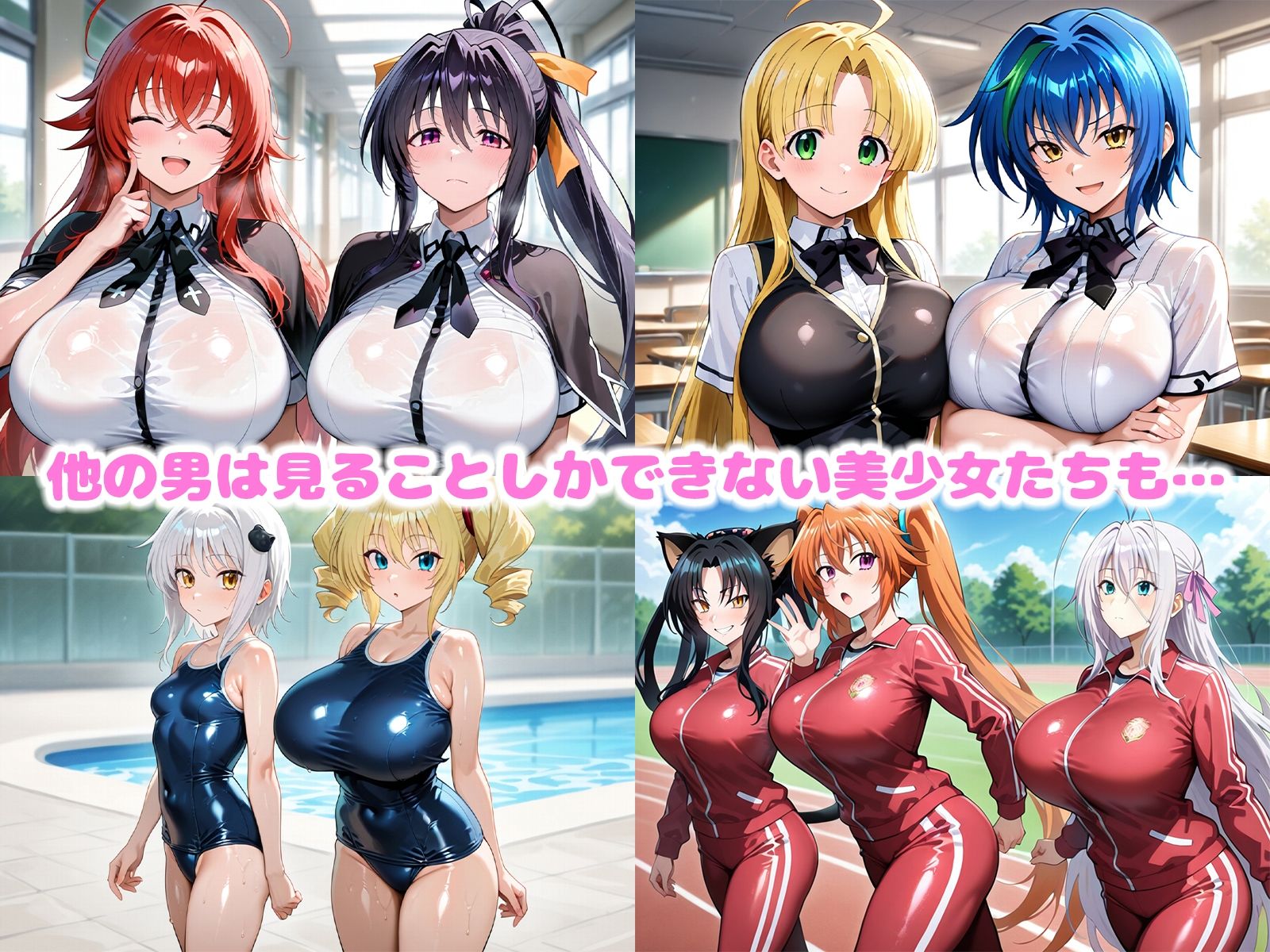 オジ様専用 おっぱいハーレム 〜9＋2人の極上雌〜