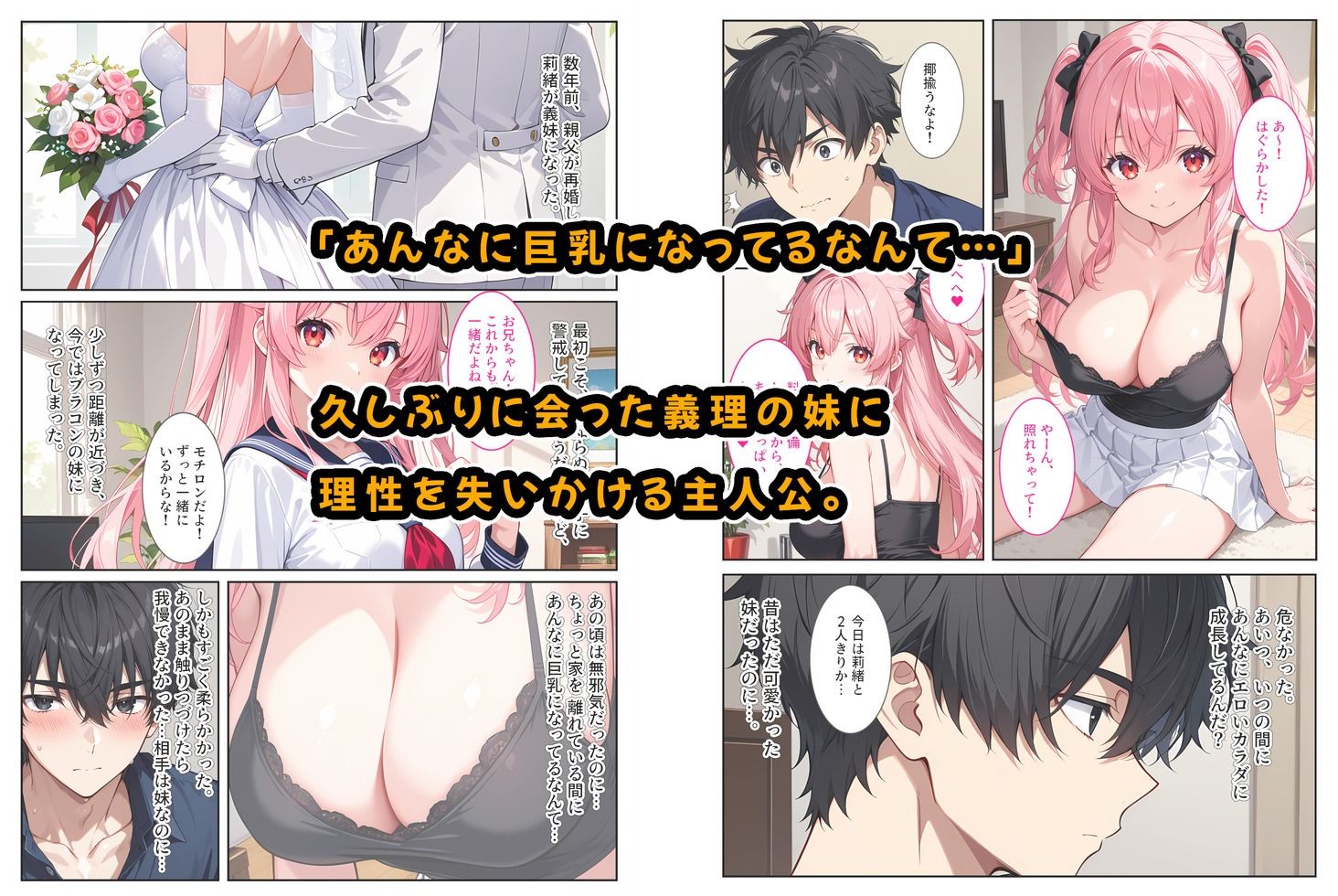 爆乳サキュバスの妹に精液を搾り取られてます!
