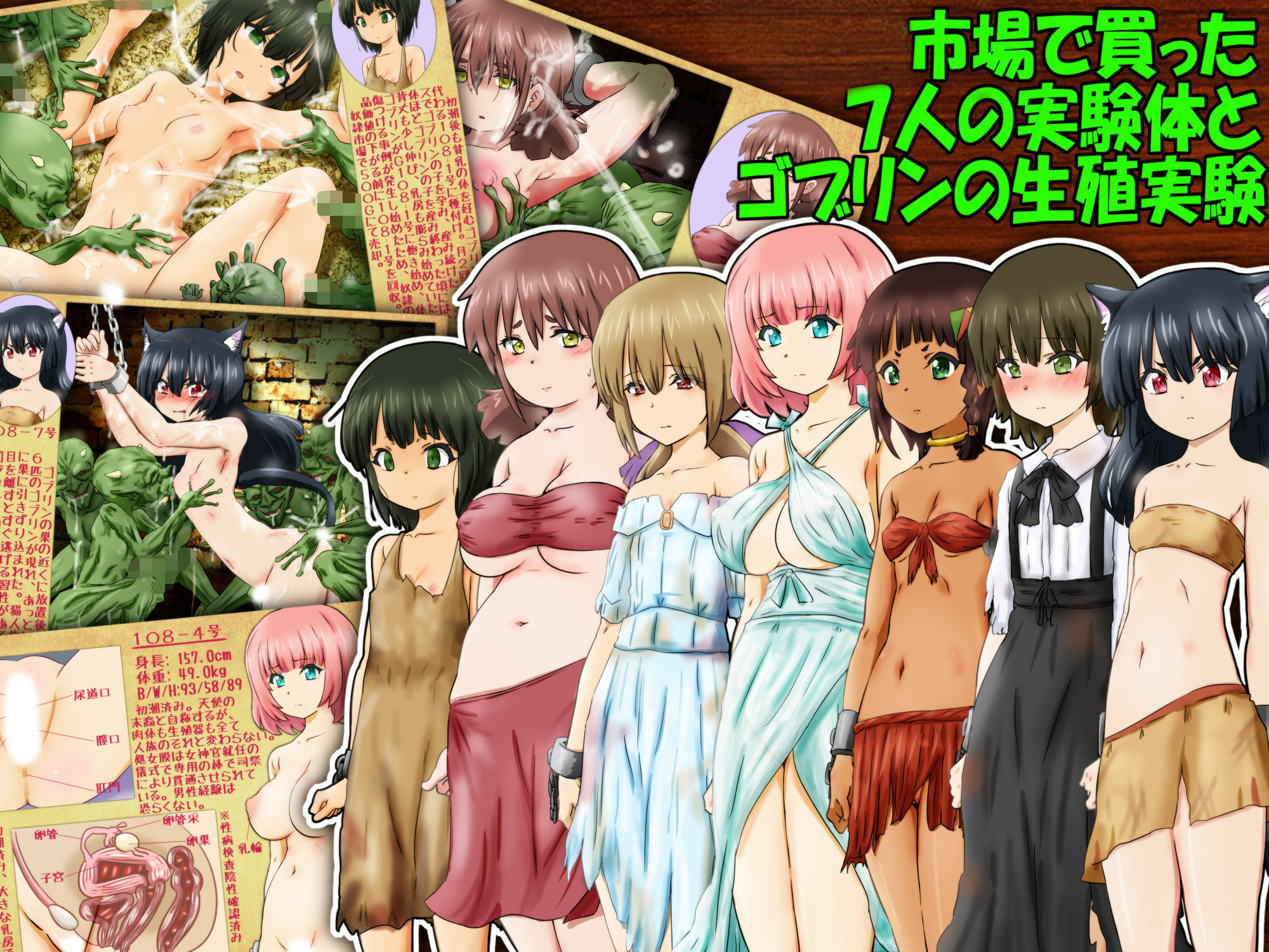 ゴブリン×異種族 生殖実験報告