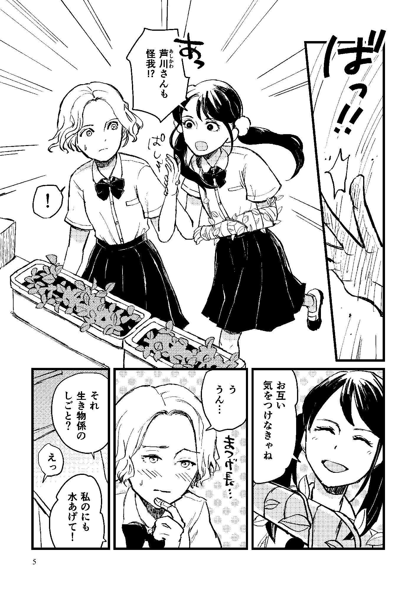 葉っぱのギプス