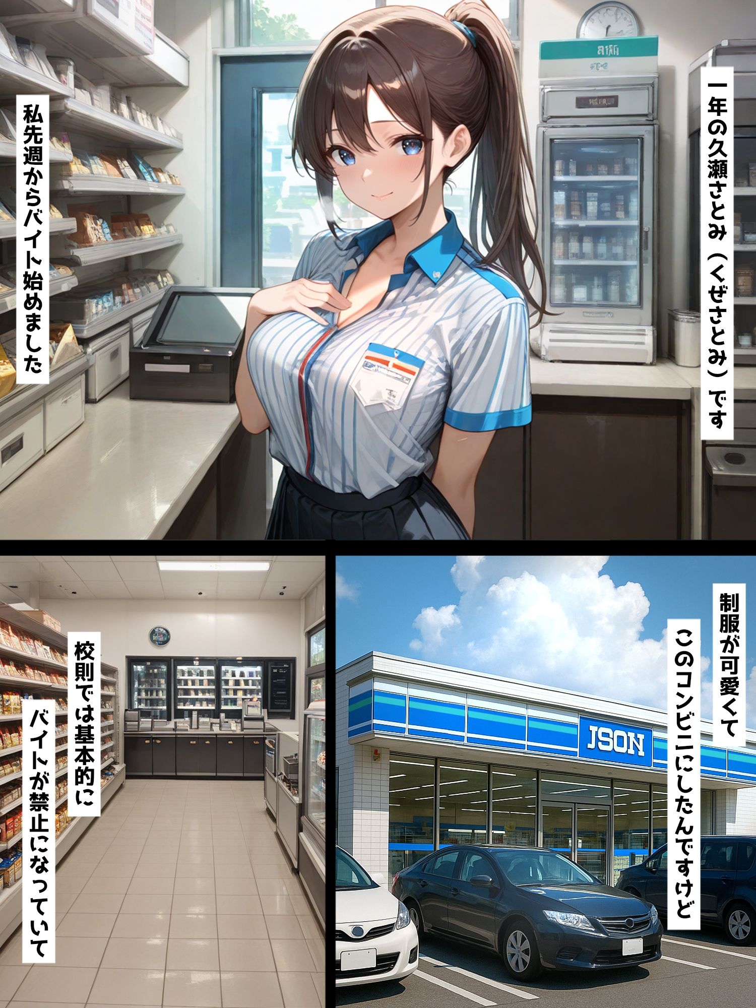 性教育学園X やりまくり！全裸バイト コンビニ編 vol.39【セリフ入有】