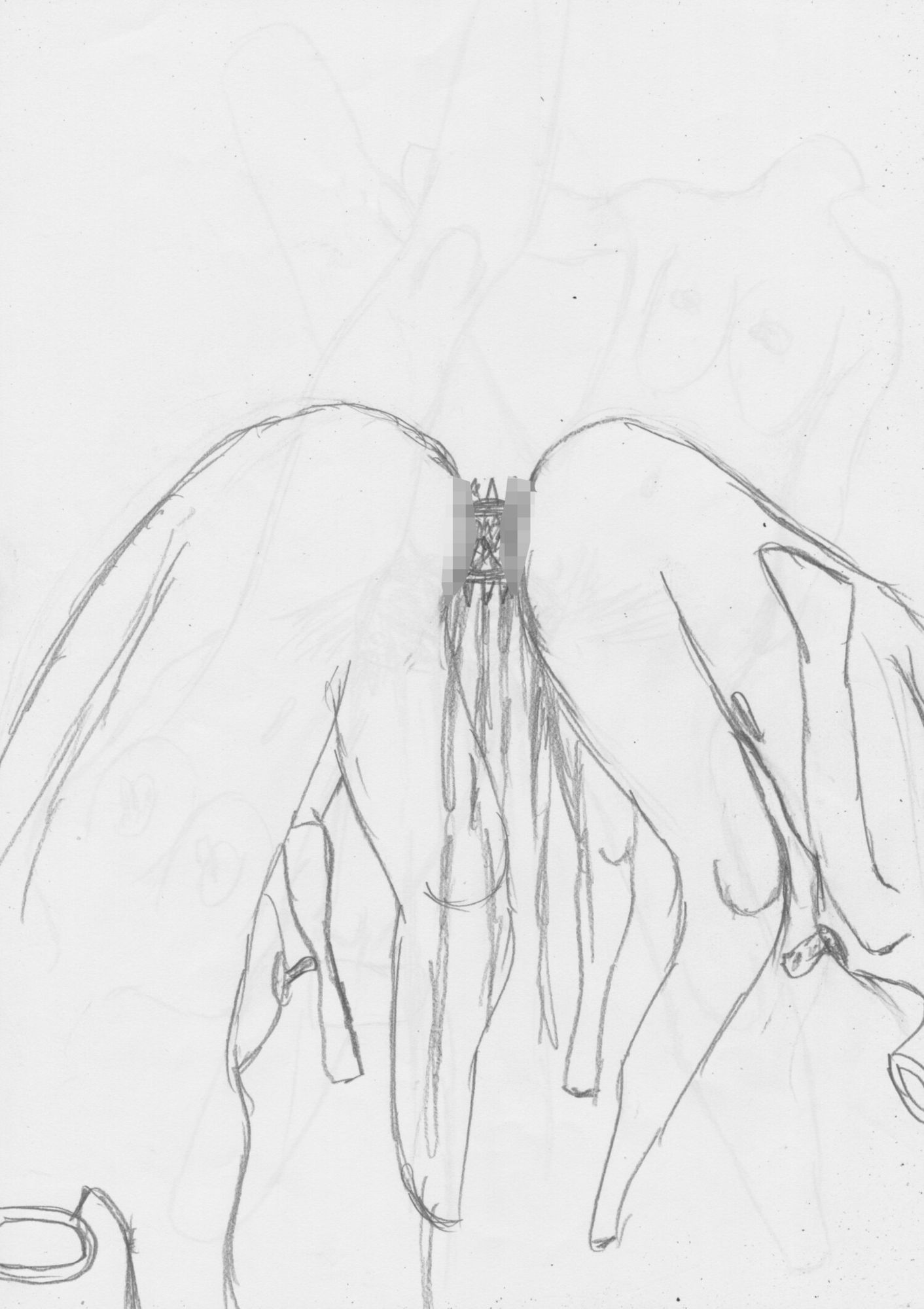 黒よりも黒い黒戯絵集「マネキンポーズ2」