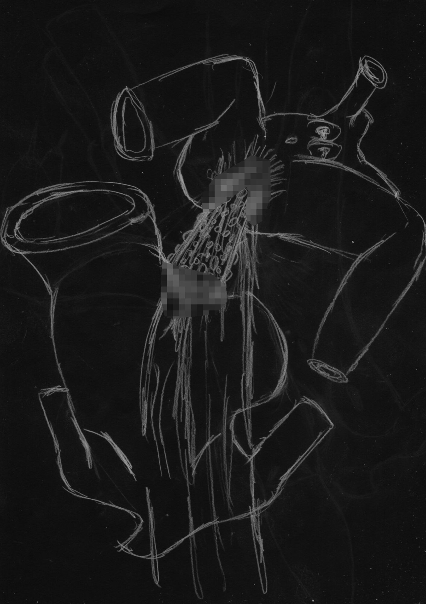 黒よりも黒い黒戯絵集「マネキンポーズ2」