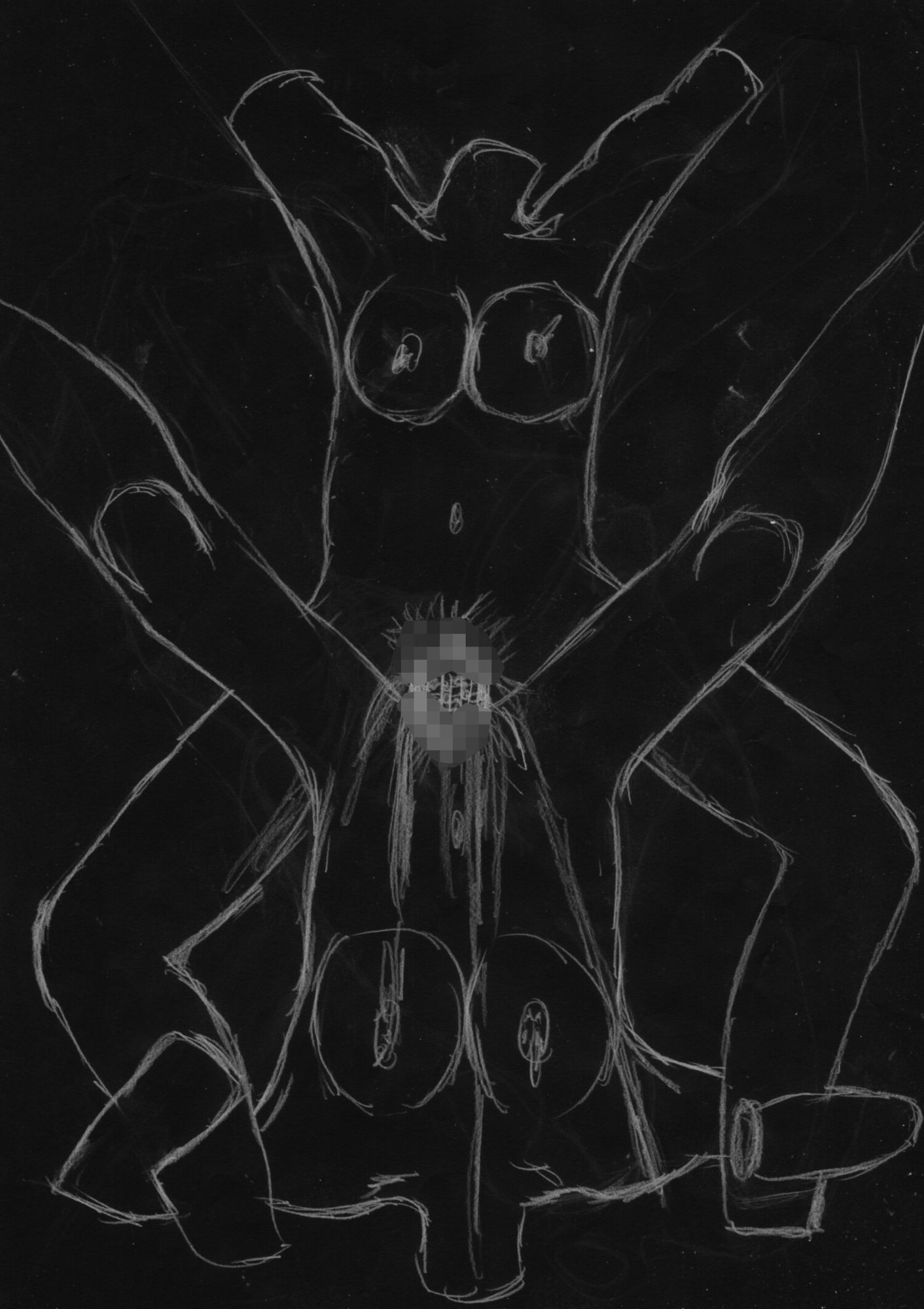 黒よりも黒い黒戯絵集「マネキンポーズ2」