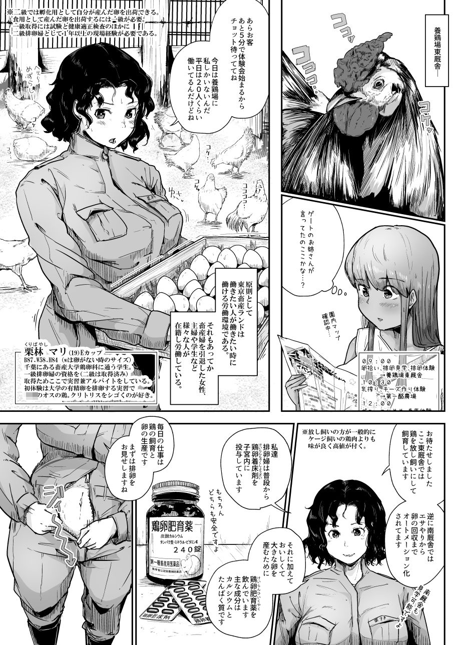酪農場で搾乳婦になった訳 FANZ修正版