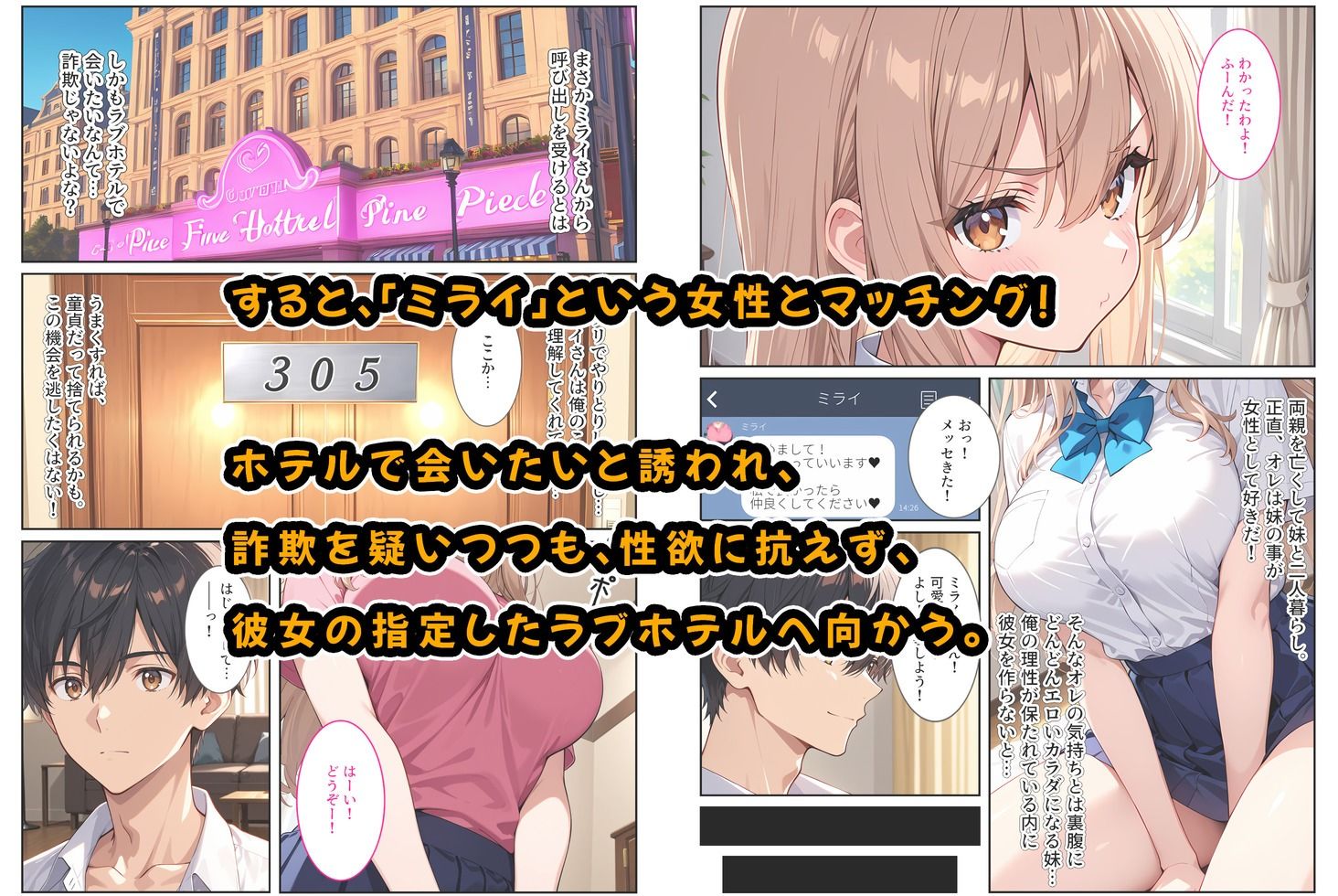 マッチングアプリで現れた爆乳妹に誘惑されて孕ませました！