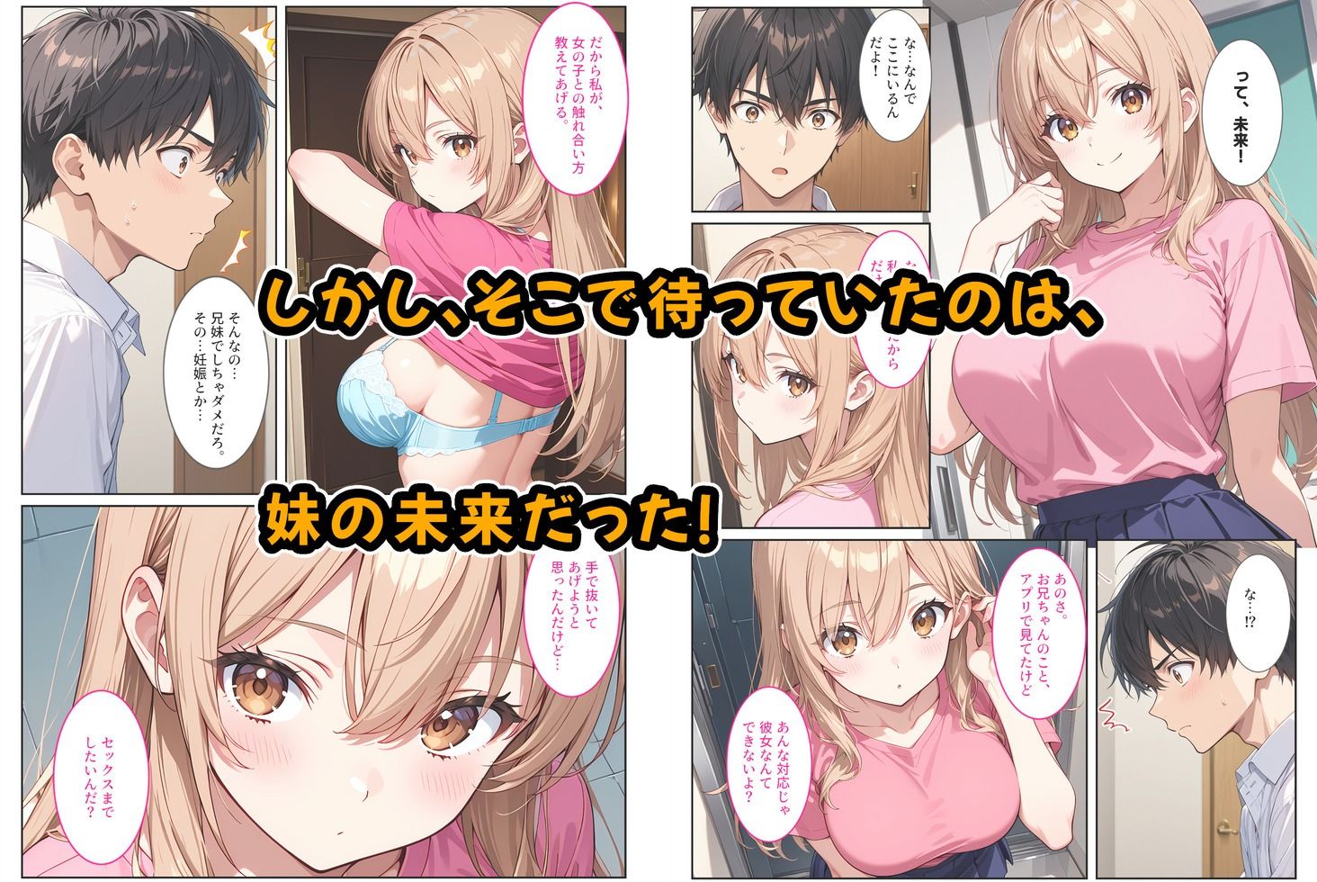 マッチングアプリで現れた爆乳妹に誘惑されて孕ませました！