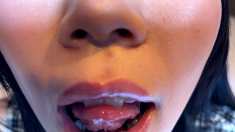 街角で声をかけて口内観察させてもらう 交渉上手な黒髪ギャル かなちゃん