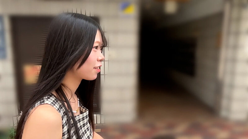 街角で声をかけて口内観察させてもらう 交渉上手な黒髪ギャル かなちゃん