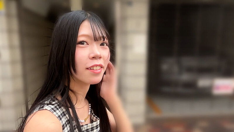 街角で声をかけて口内観察させてもらう 交渉上手な黒髪ギャル かなちゃん