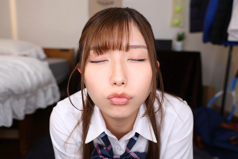【VR】【8K VR】顔距離3cm、視界いっぱいに広がる美顔ベロチュー誘惑 逢沢みゆ