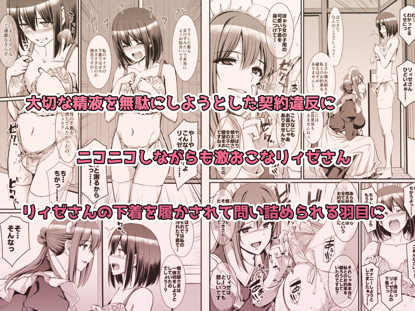 あまあまサキュバスメイドリィゼさん2