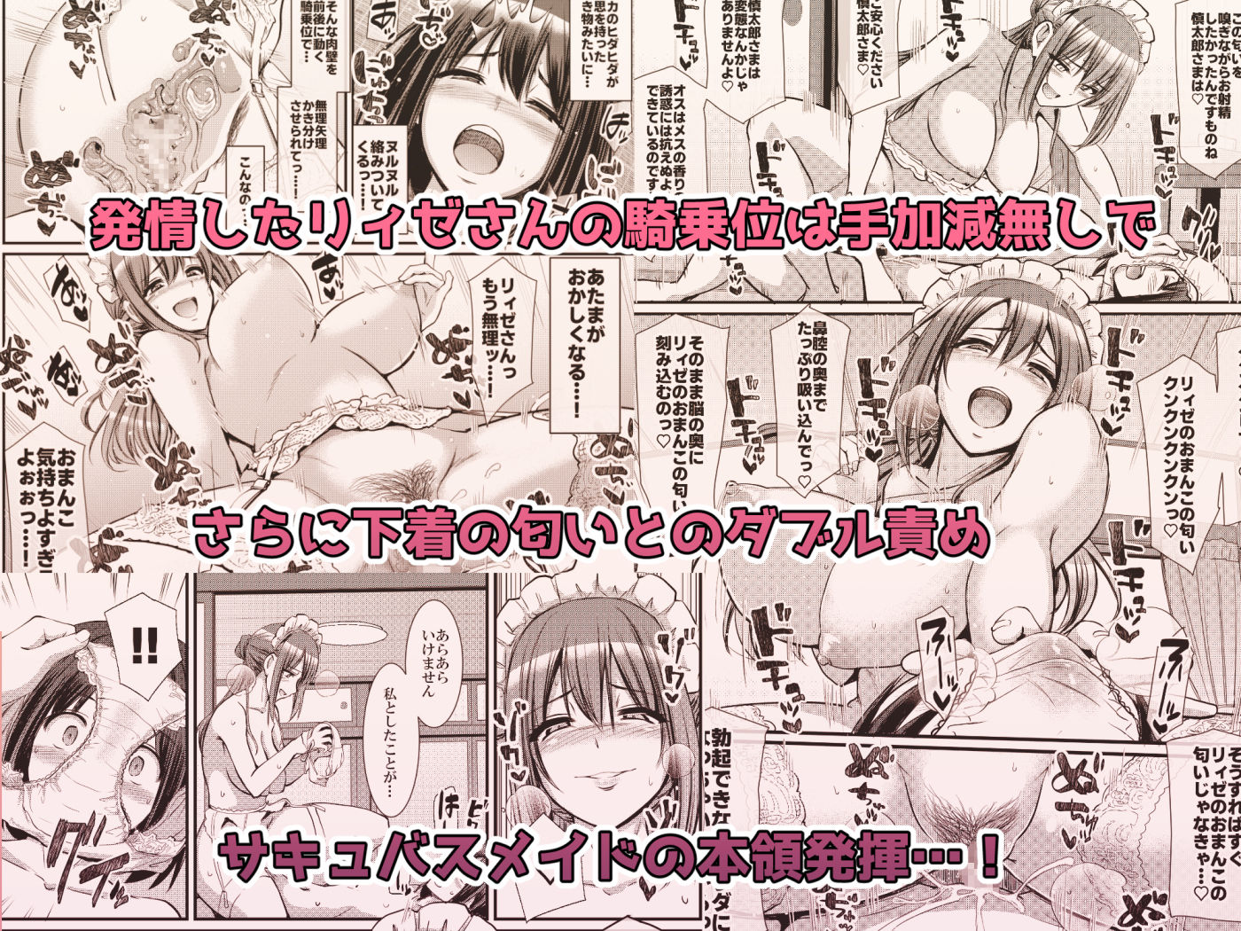 あまあまサキュバスメイドリィゼさん2