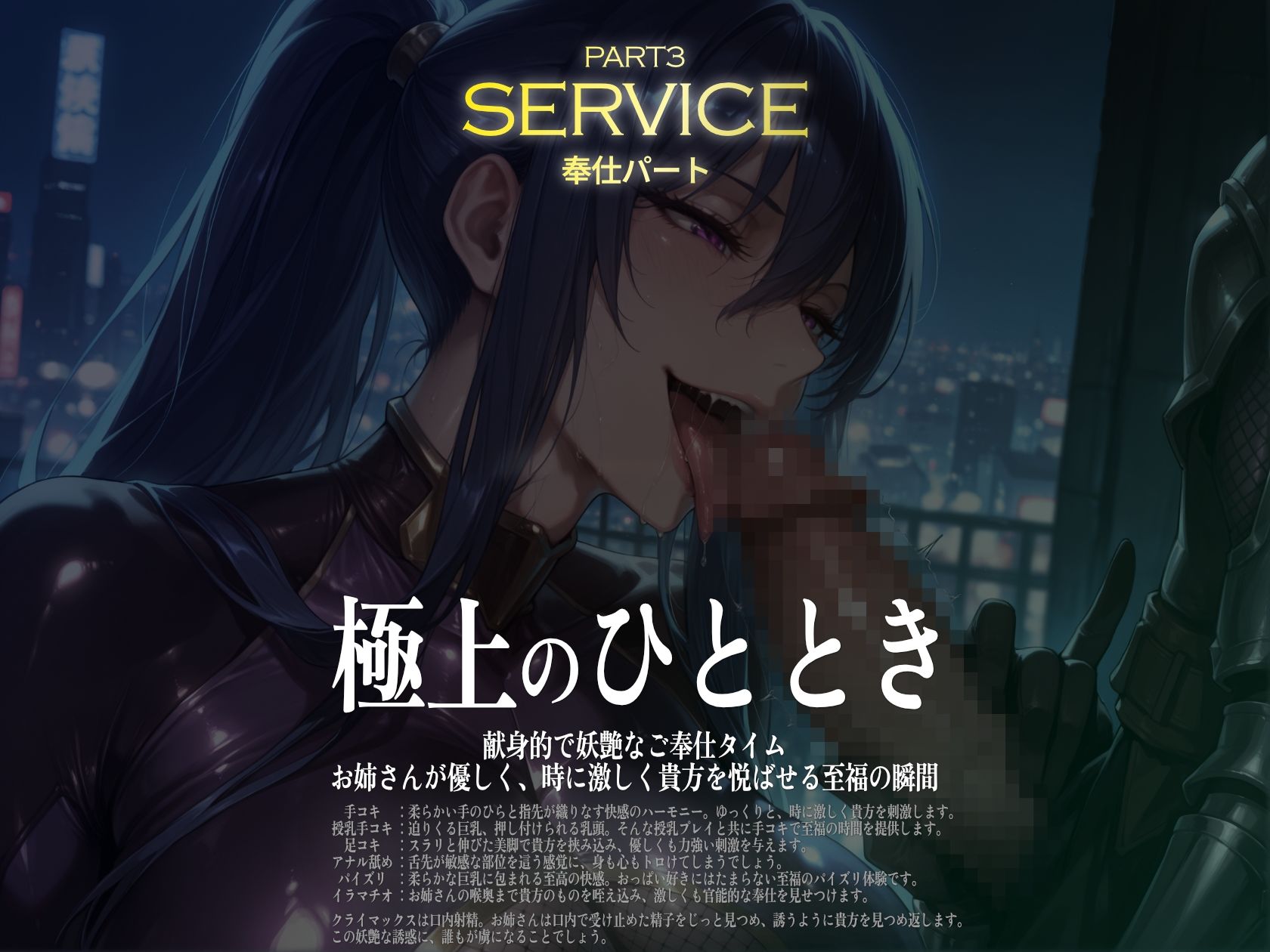 巨乳痴女同人CG集 エーテライト 秋○凛子編