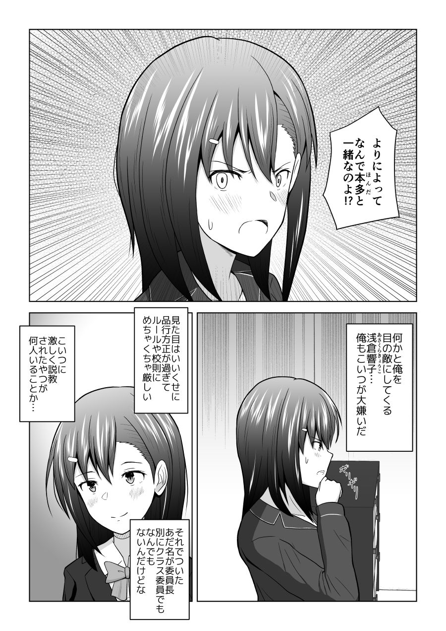 犬猿の仲の男女がセックスしないと出られない部屋に閉じ込められるとどうなるのか実験してみた