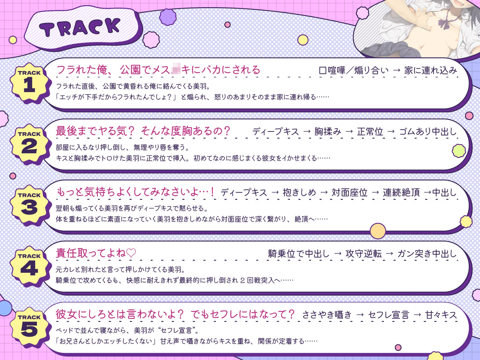 押しかけメス○キ、攻守逆転。（KU100マイク収録作品）