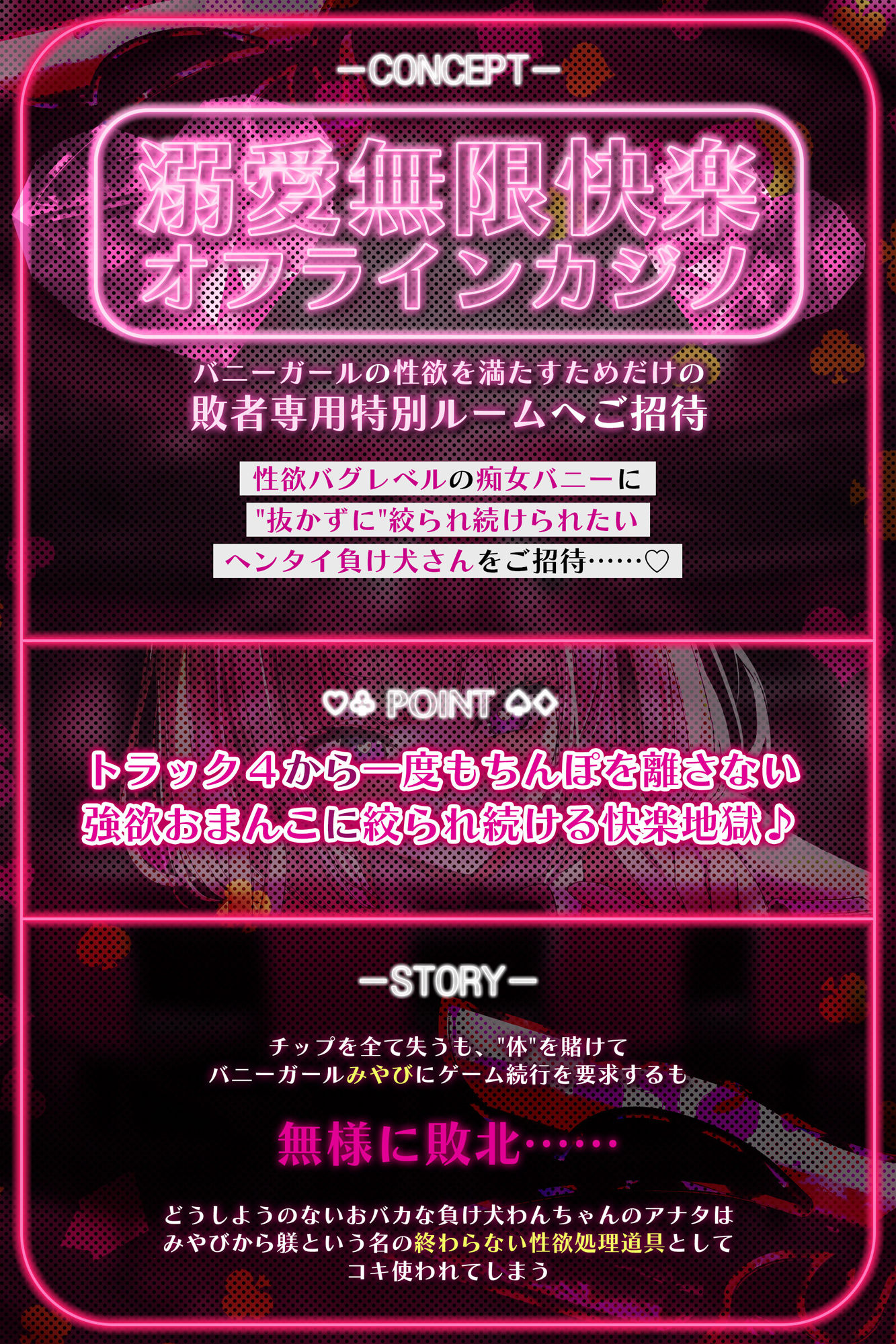 【射精しても抜かない】性欲つよつよ肉食バニーの逆レ搾精 〜貴方を好き勝手する権利を得て無限の性欲処理〜