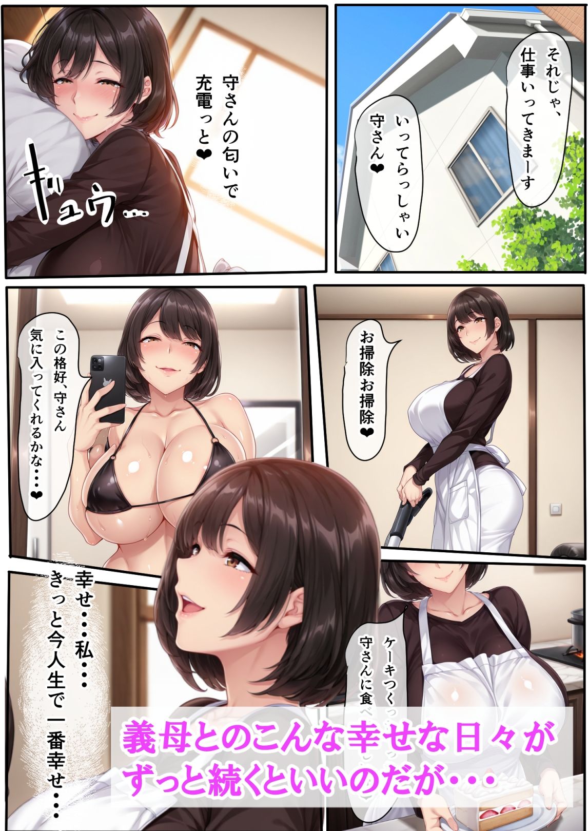 ギャル妻が1週間不倫旅行している間、義母と生ハメ種付けセックスしちゃった話