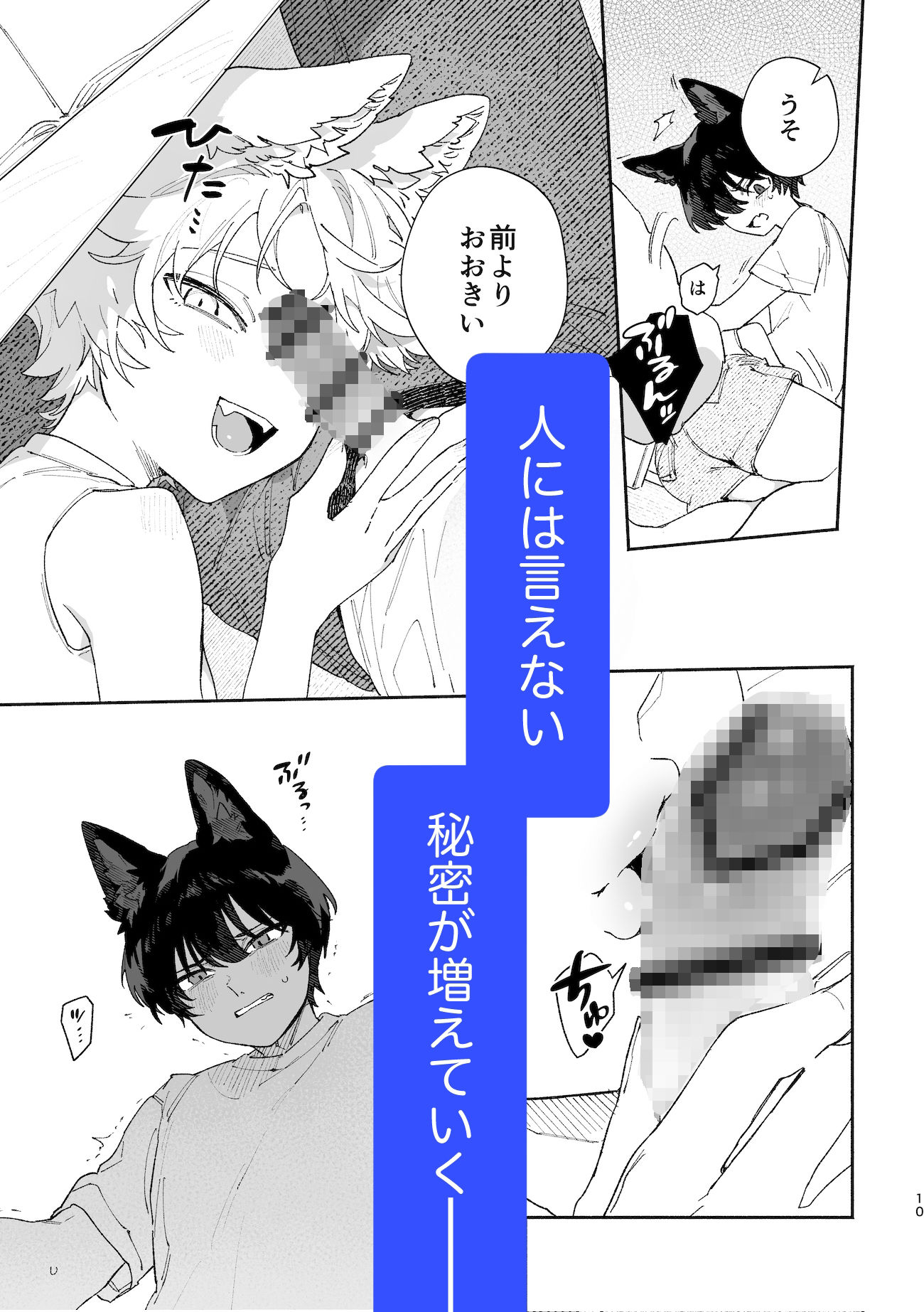 ♂が受け。コヨーテちゃん×甲斐犬くん