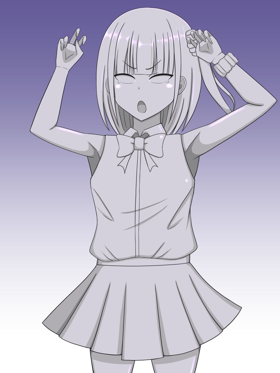 小悪魔系少女を石にする