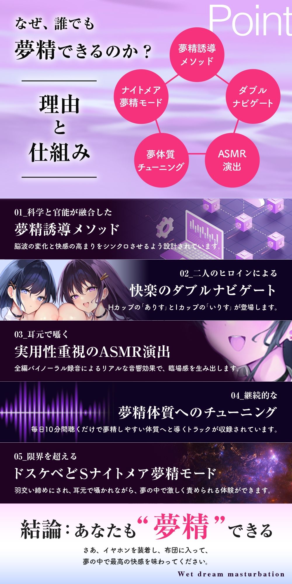 【夢イキ】ぜったい夢精するオナニー〜「誰でも」寝ながら射精できる快楽メソッド！！〜