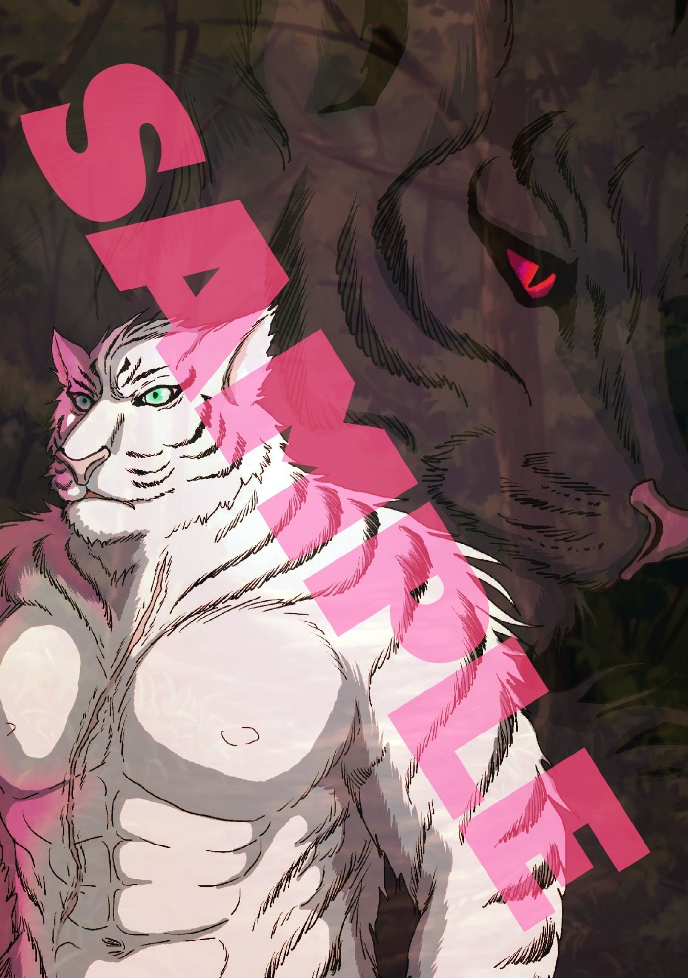 白虎さんと黒虎さん