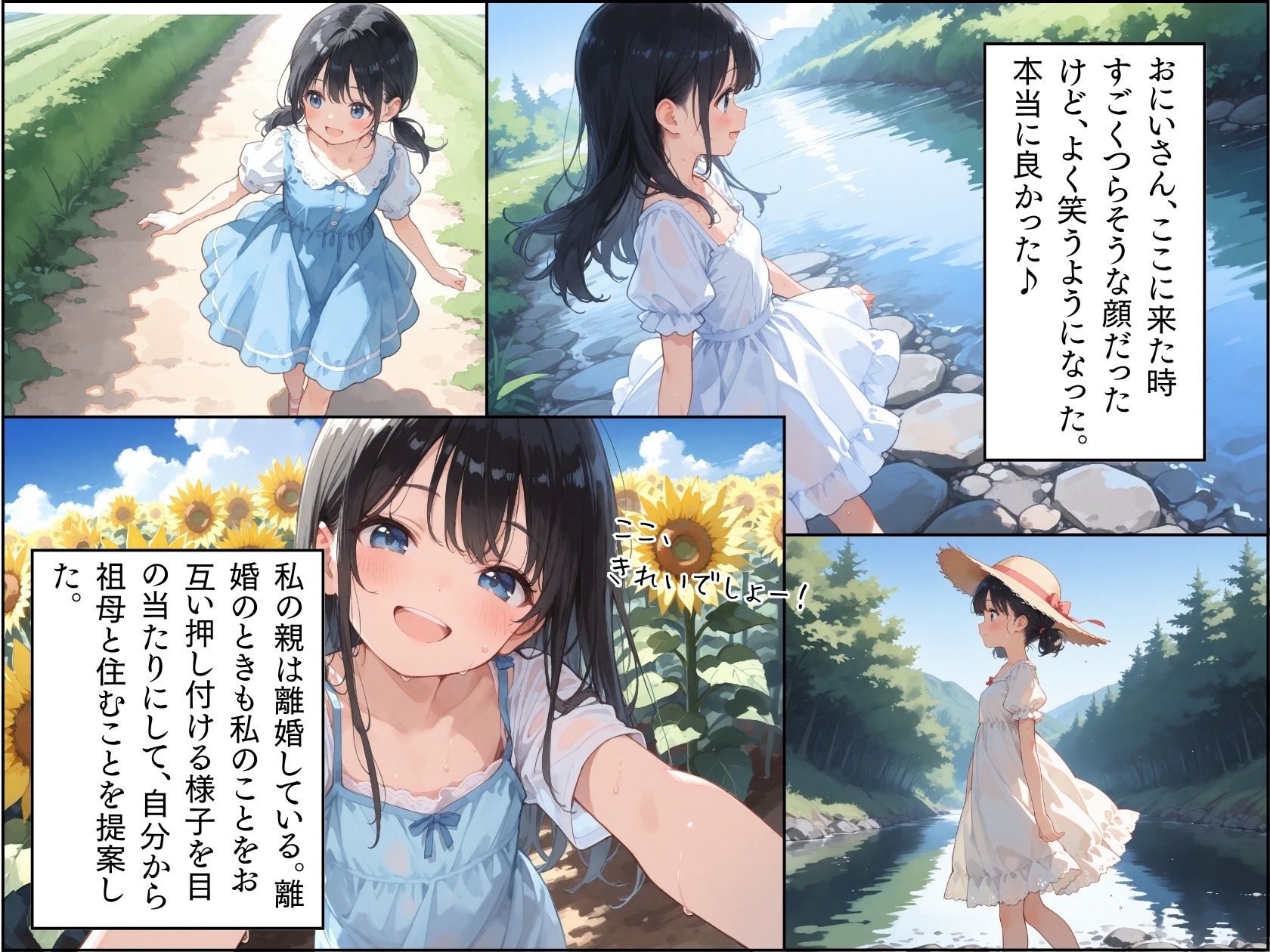 ある夏に田舎の民泊で出会った少女との話。後編
