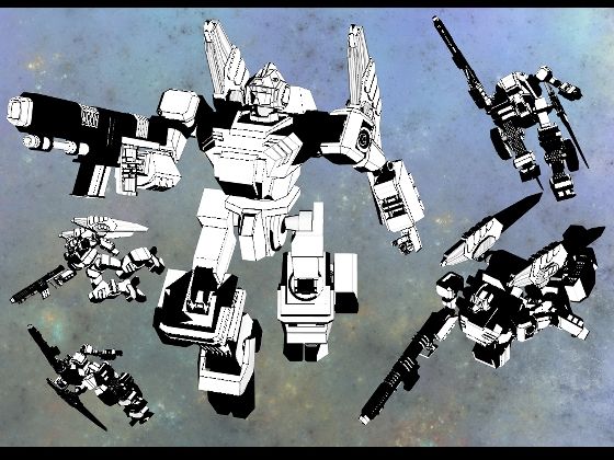 クリップスタジオ専用3D可動オブジェクトのロボット