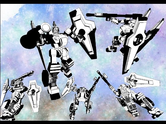 クリップスタジオ専用3D可動オブジェクトのロボット