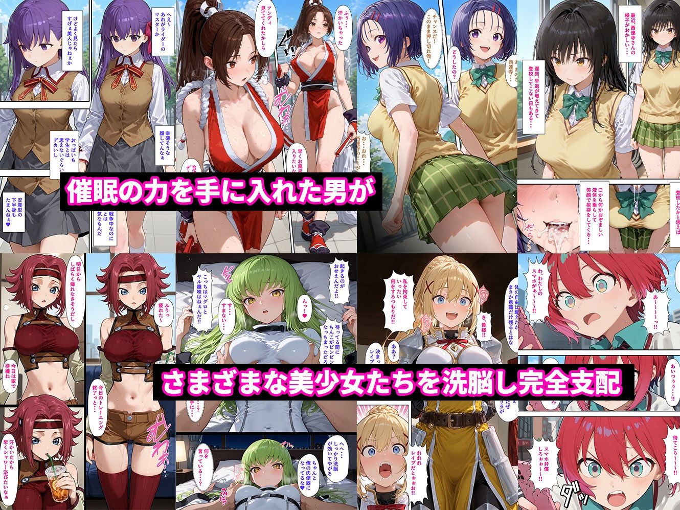 催●性支配〜寝取られヒロインたちの淫行〜 総集編2