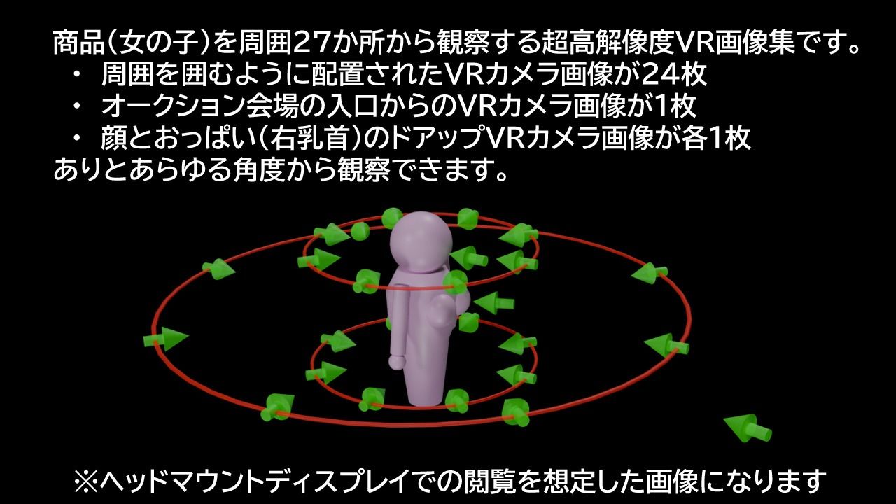 闇オークションで品定め〜商品No1 陽菜〜