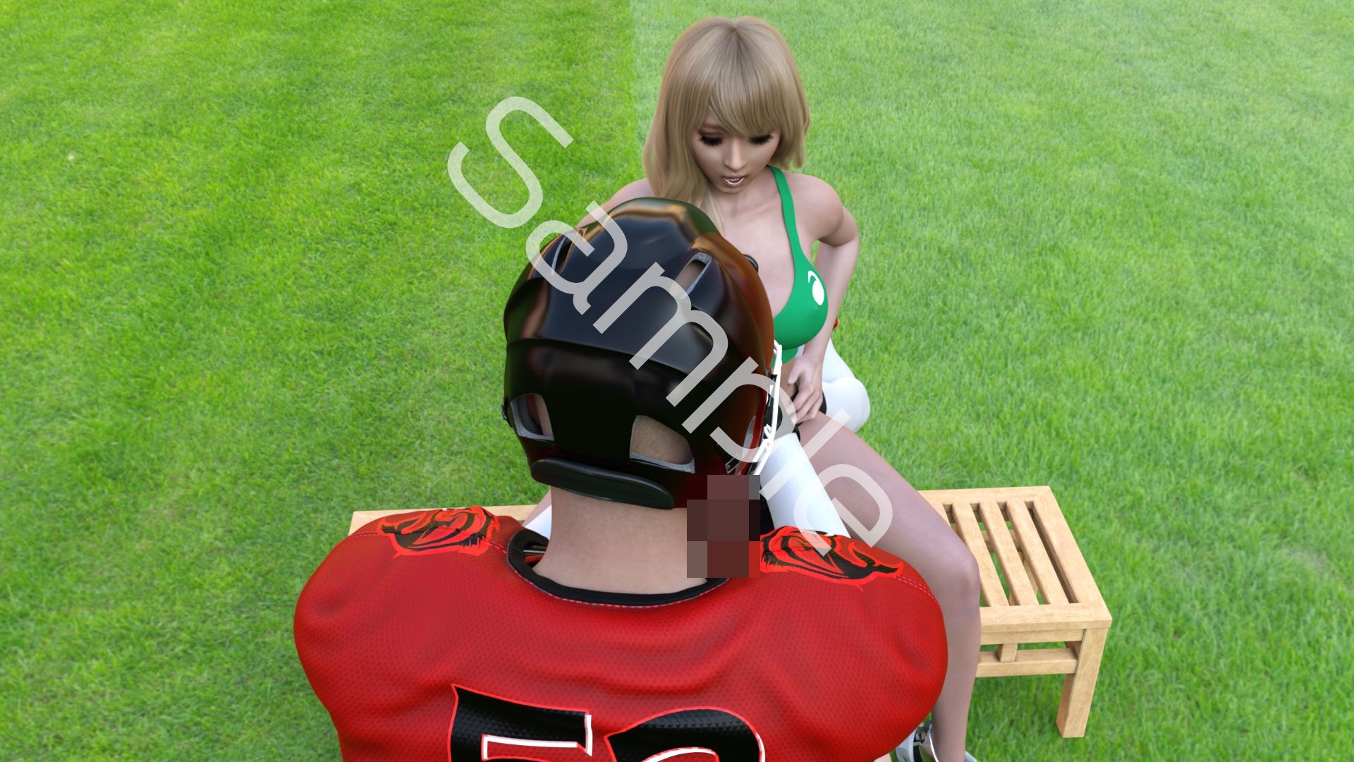 【△100】古舘友梨 陸上部の助っ人として大会に出たところ、同じスタジアムに来ていたアメフト部の男子に犯●れる Vol.006（座位バック）